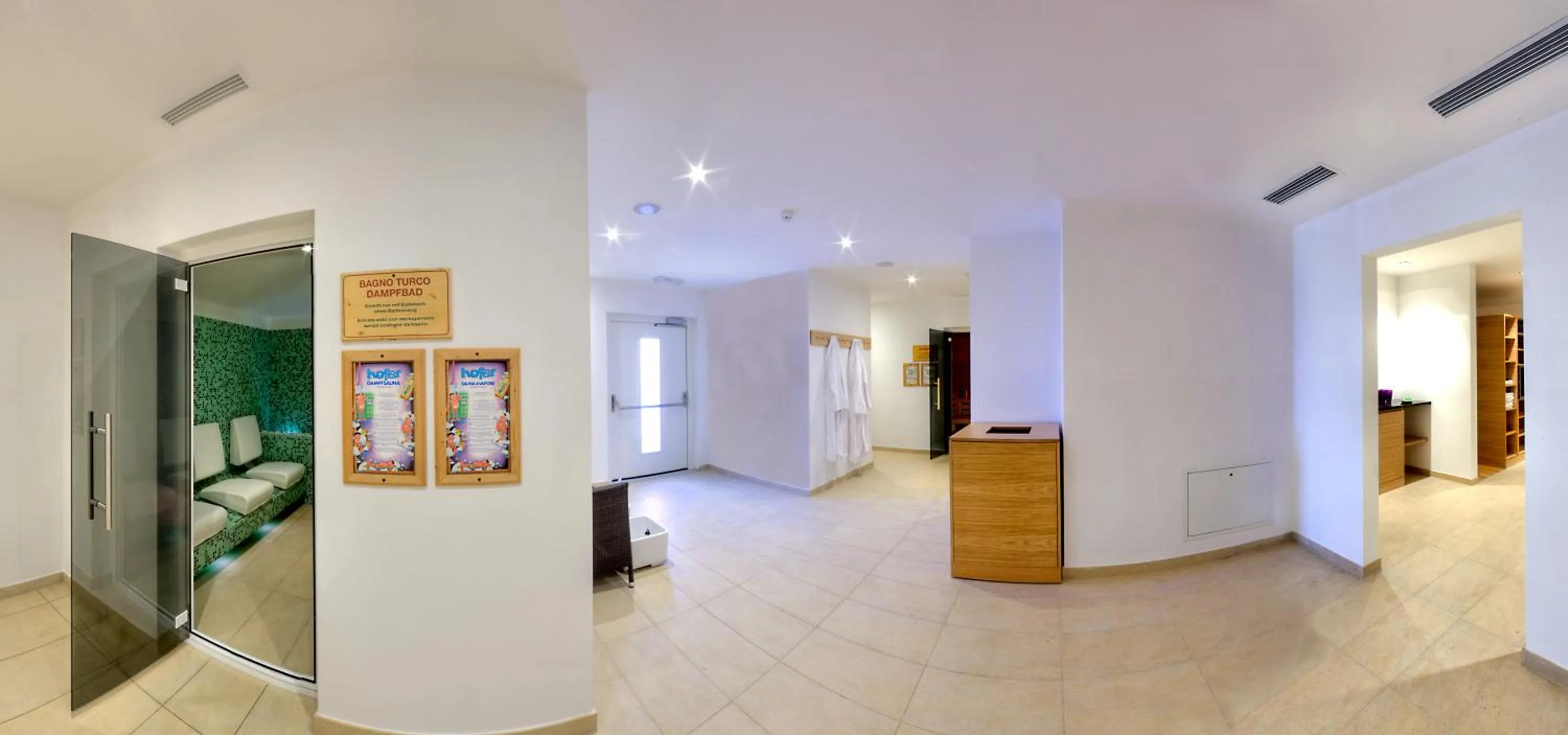 Sauna in Hotel Rezia