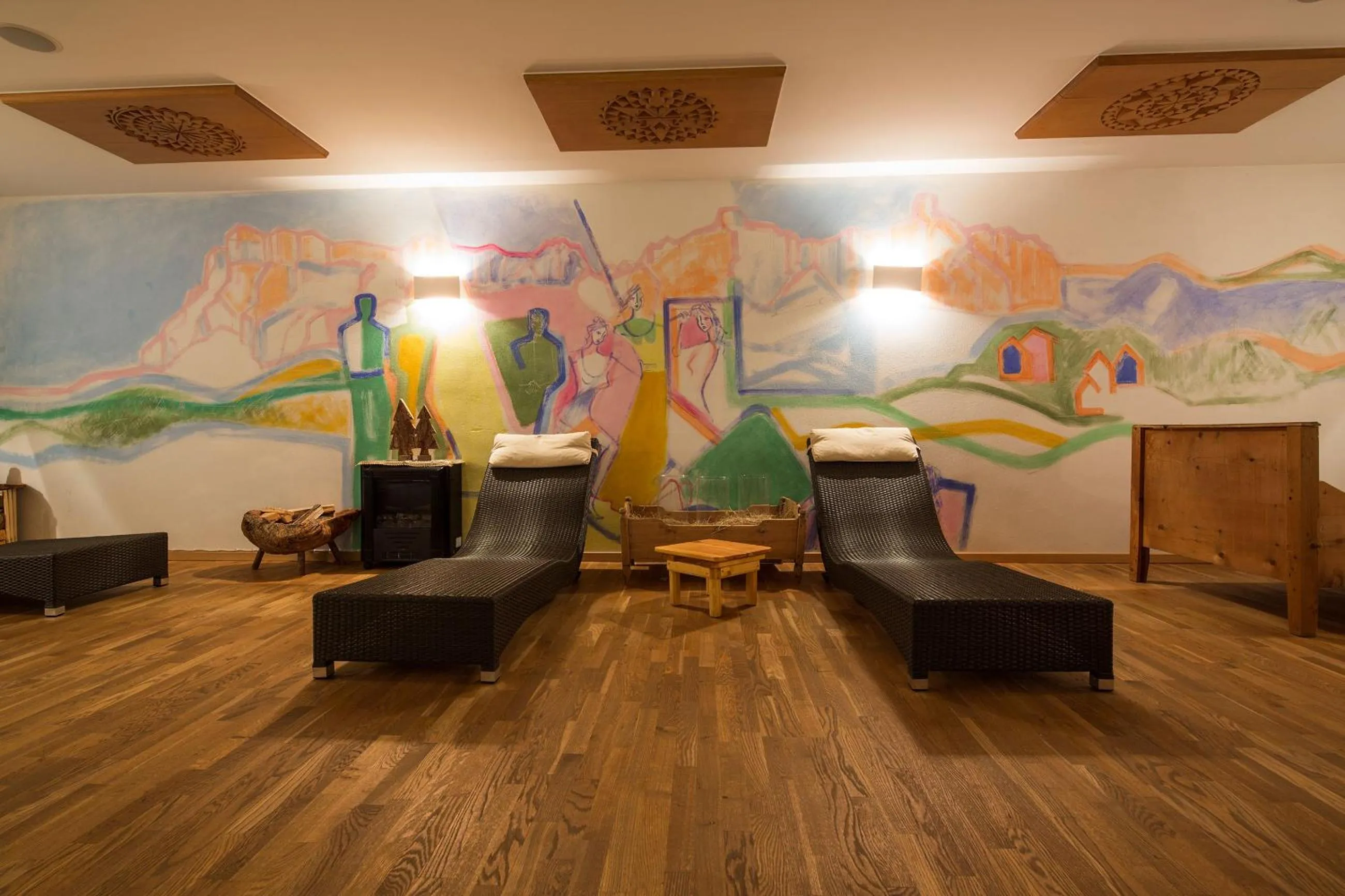 Sauna in Hotel Rezia