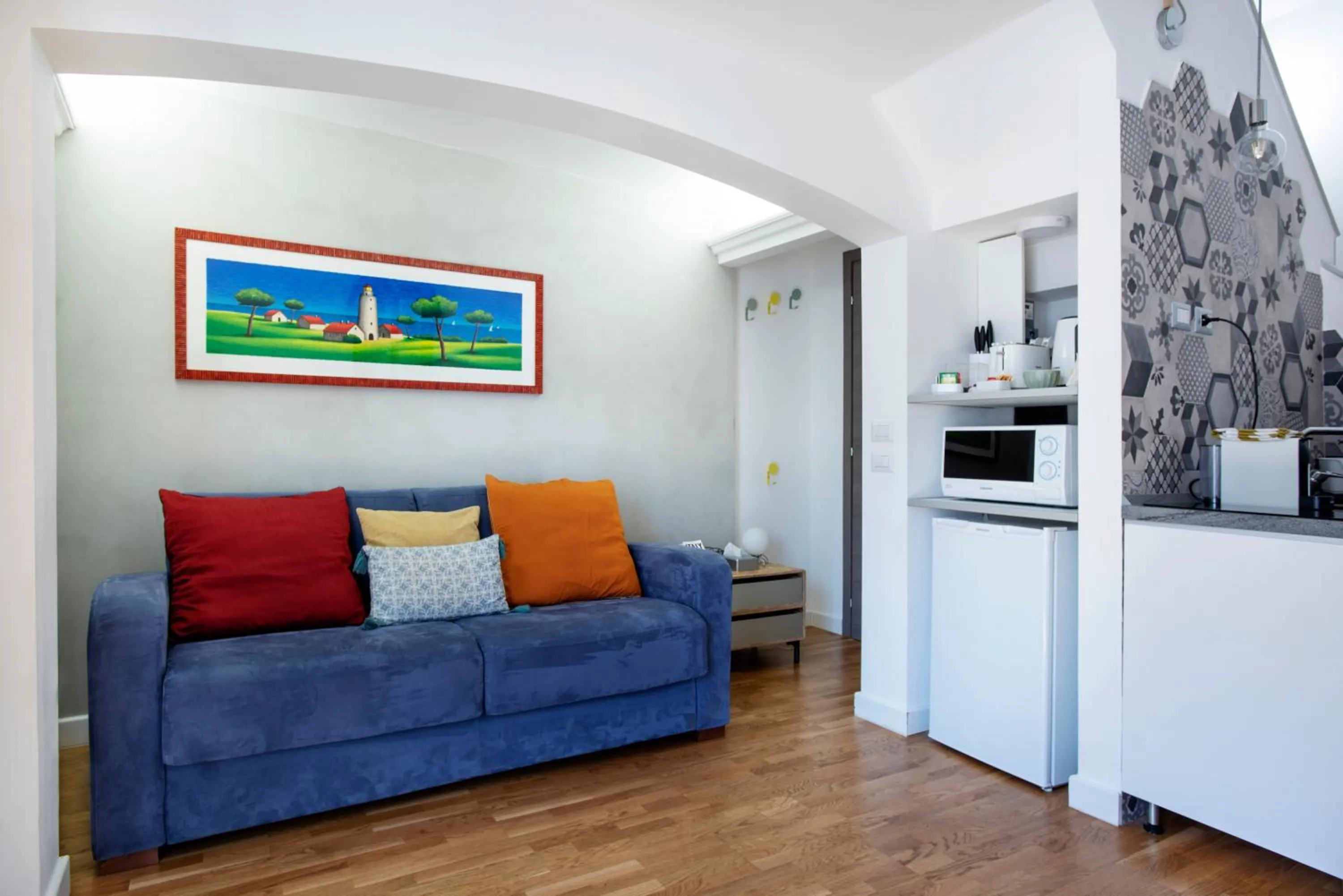 Living room in Argentina apartment Roof View