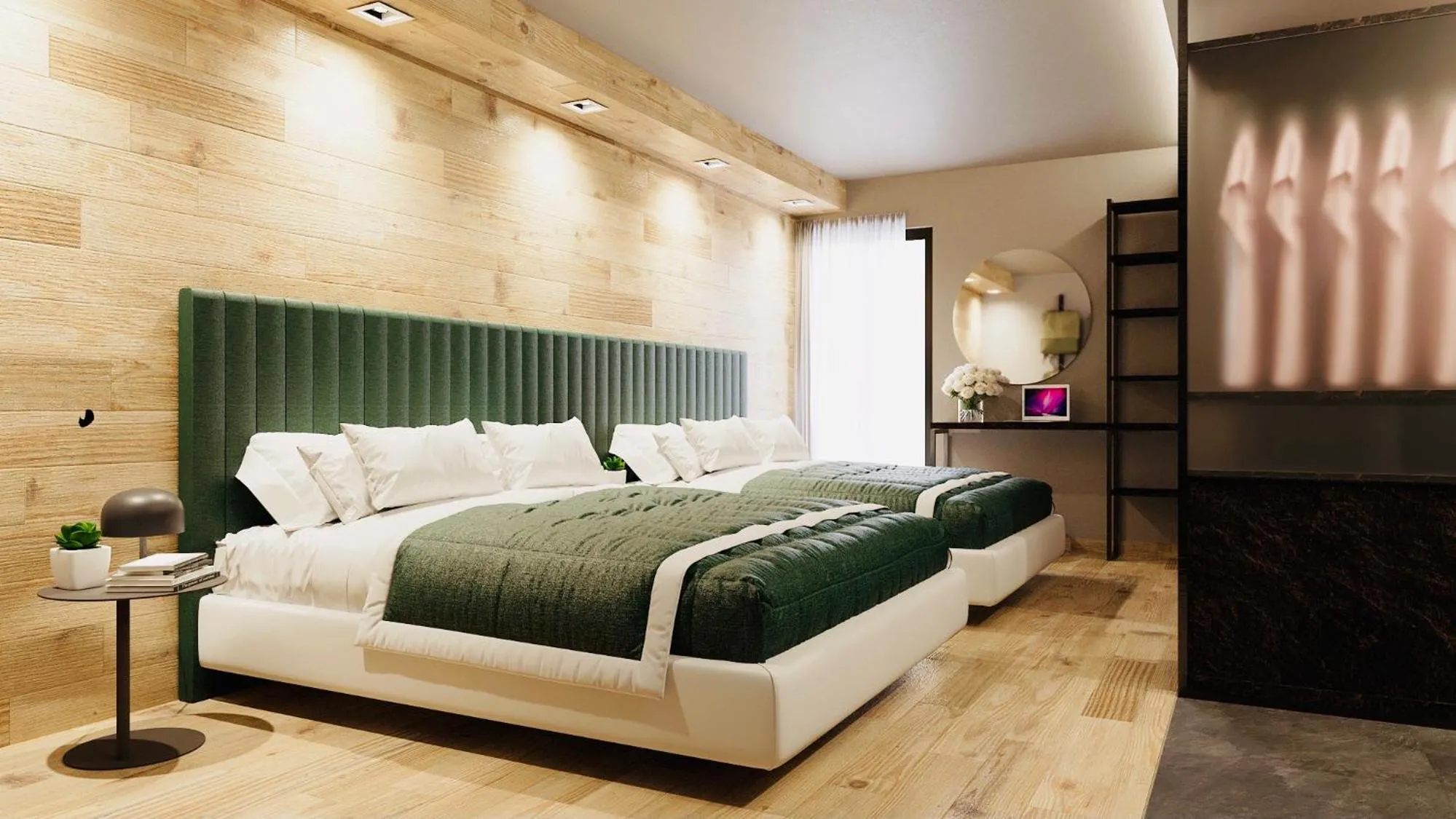 Bed in Hotel Vienna