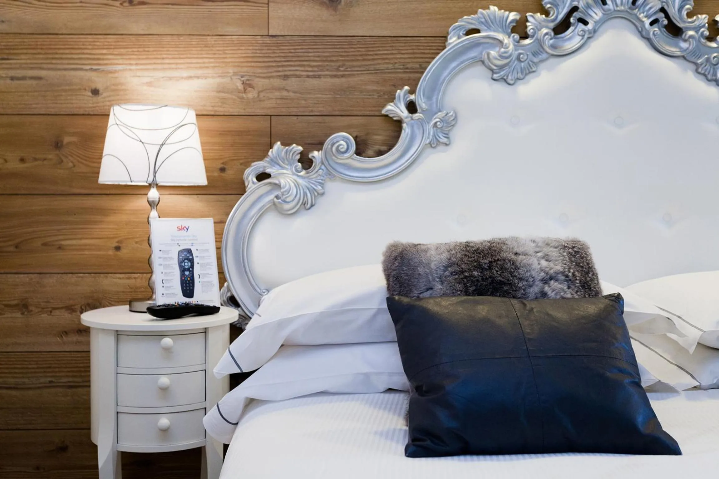 Decorative detail, Bed in Hotel Vienna