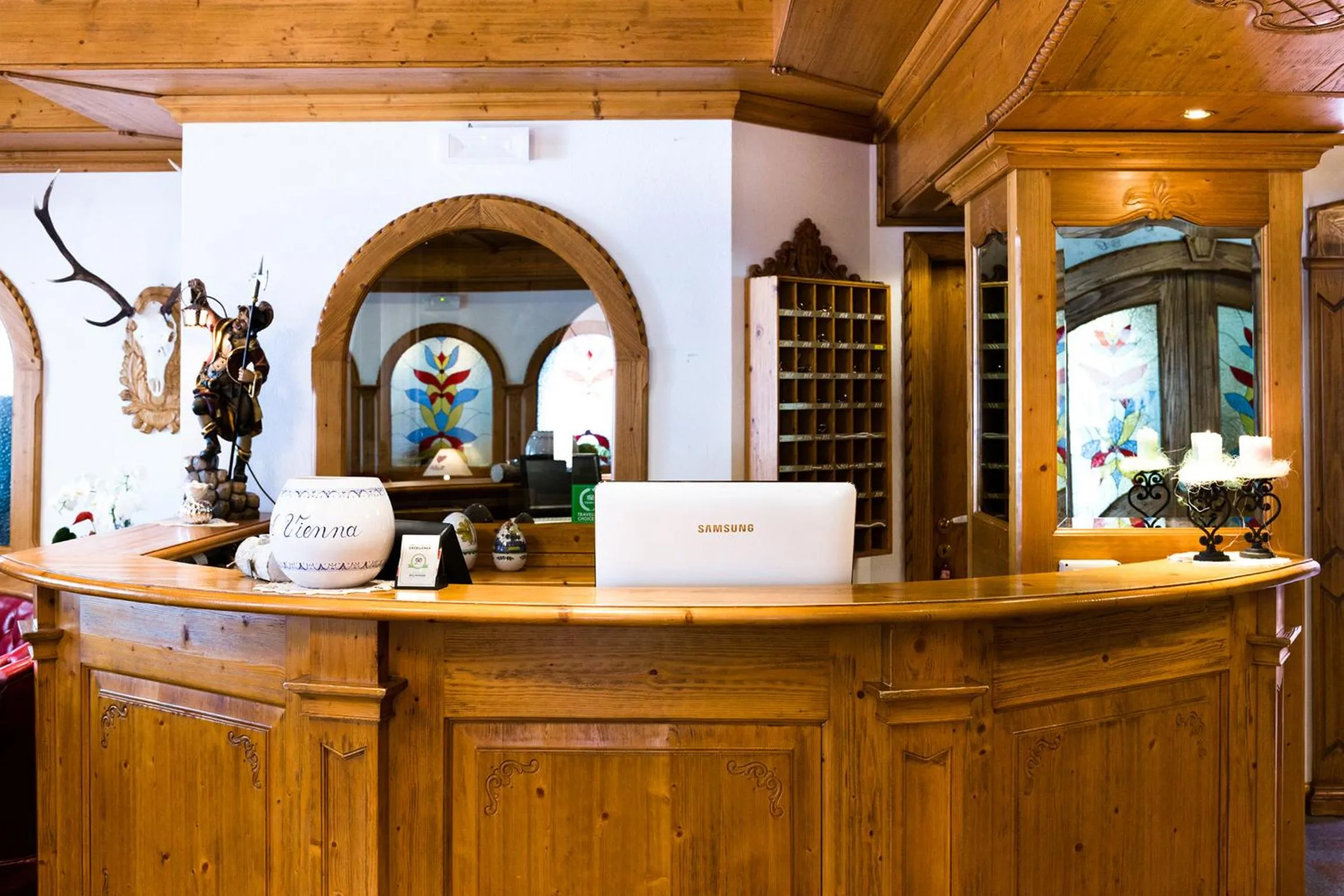 Lobby or reception in Hotel Vienna