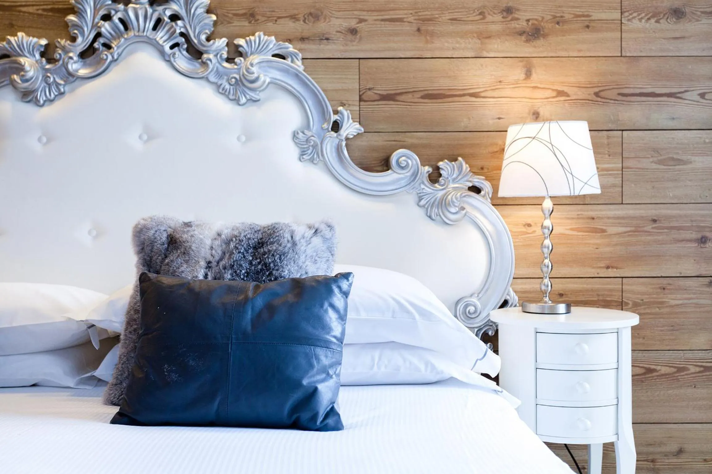 Decorative detail, Bed in Hotel Vienna