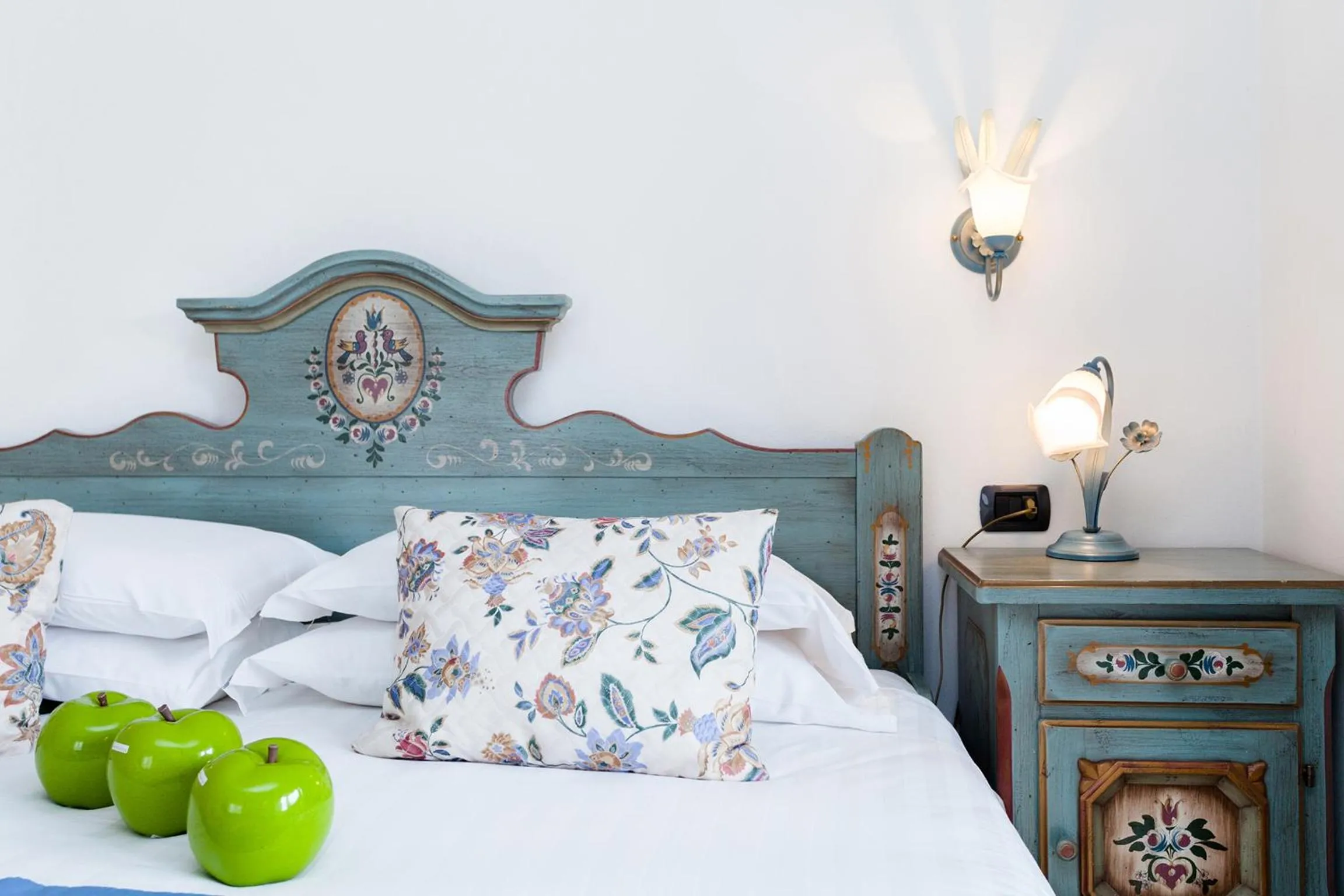 Decorative detail, Bed in Hotel Vienna