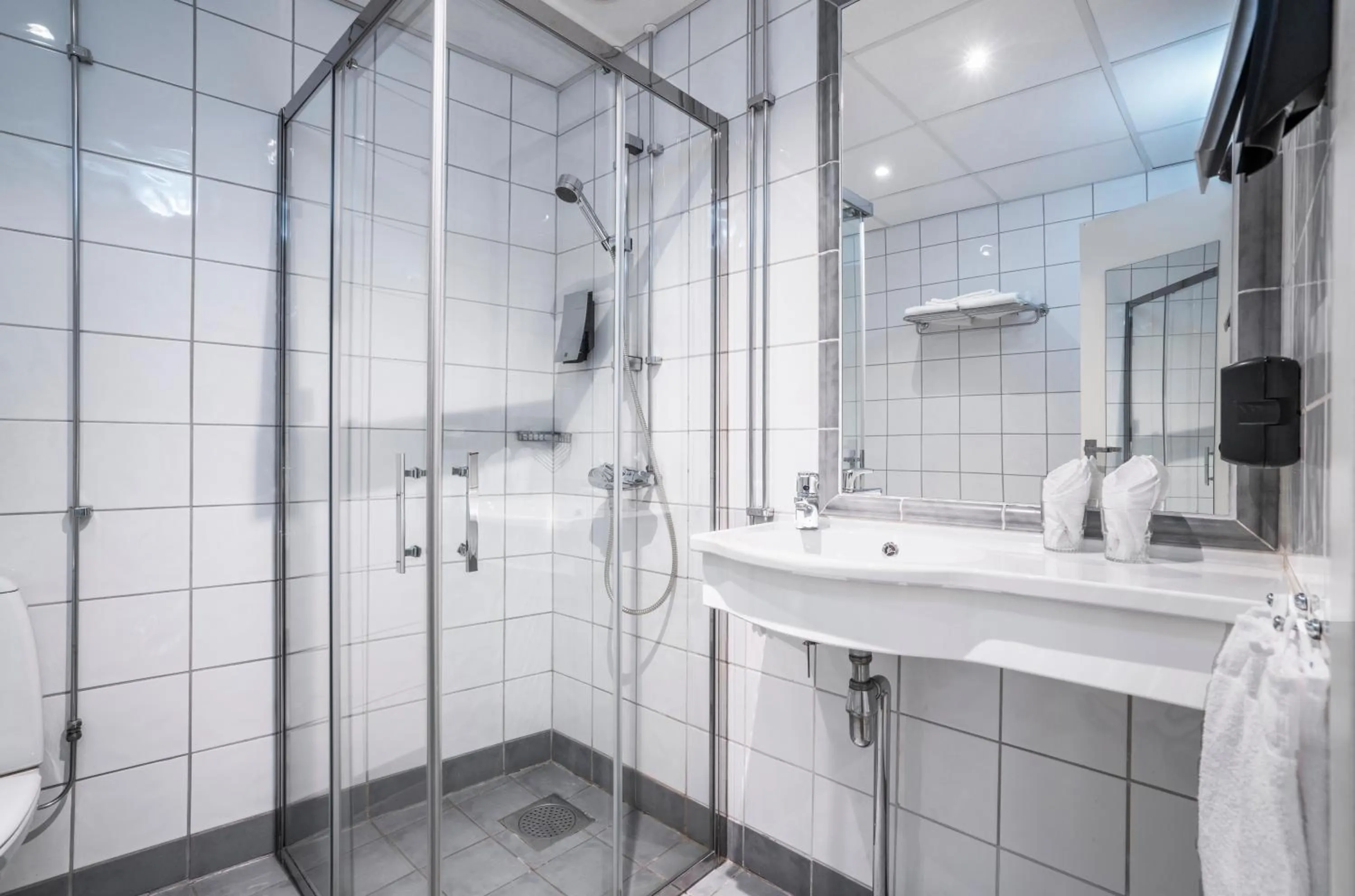 Shower in Thon Hotel Lillestrøm