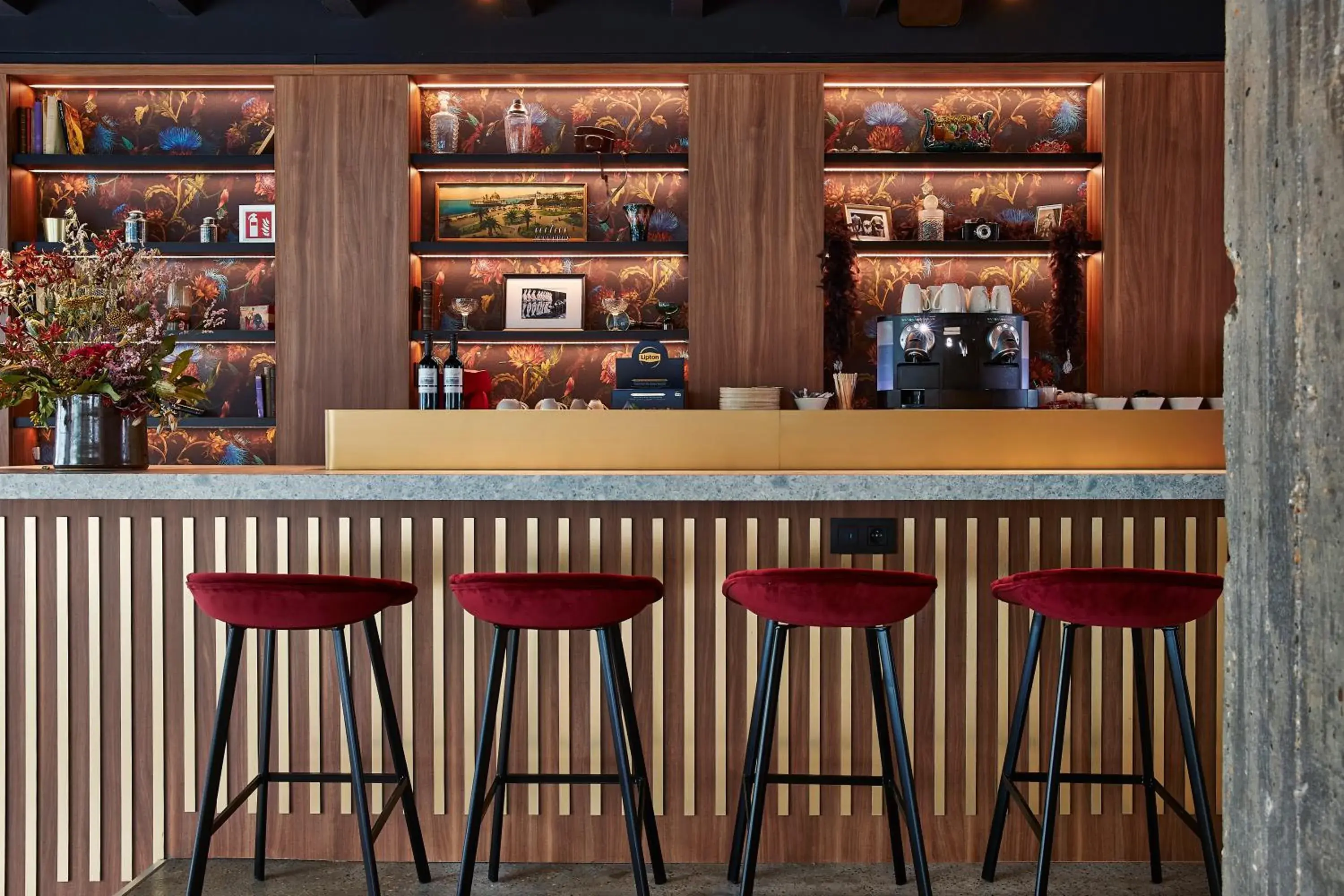 Lounge or bar in The Scott Hotel Brussels Lounge or bar in The Scott Hotel Brussels