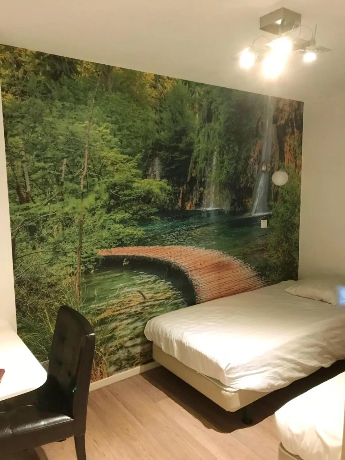 Decorative detail, Bed in Hotel Velsen