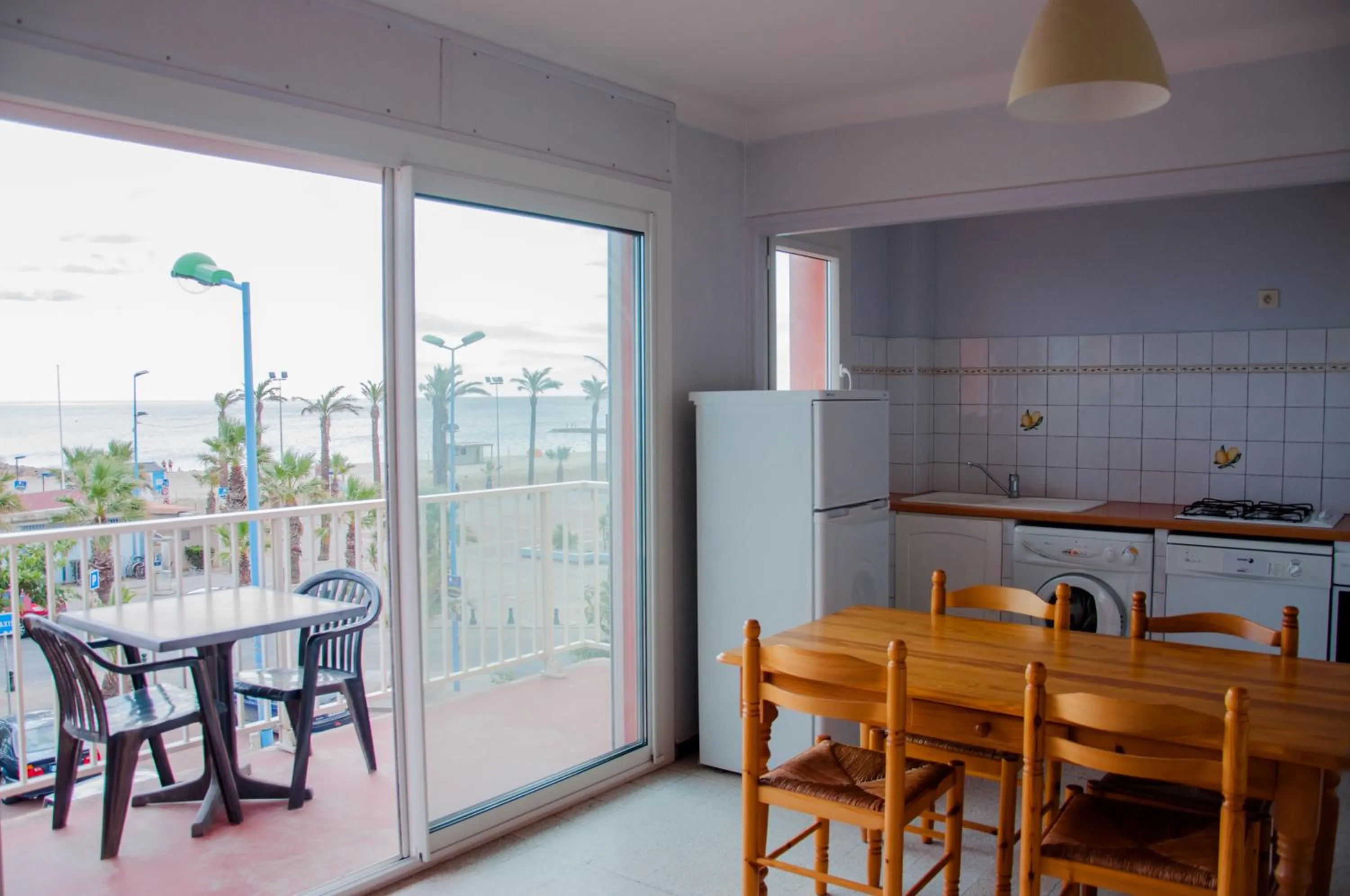 Balcony/Terrace in Logis Hôtel Restaurant Mar I Sol