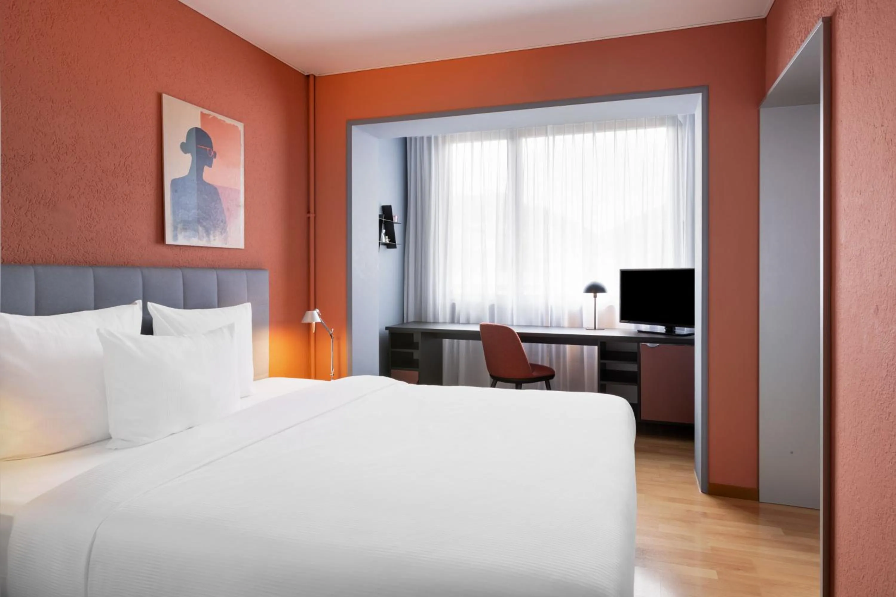 Bedroom, Bed in Hotel La Pergola