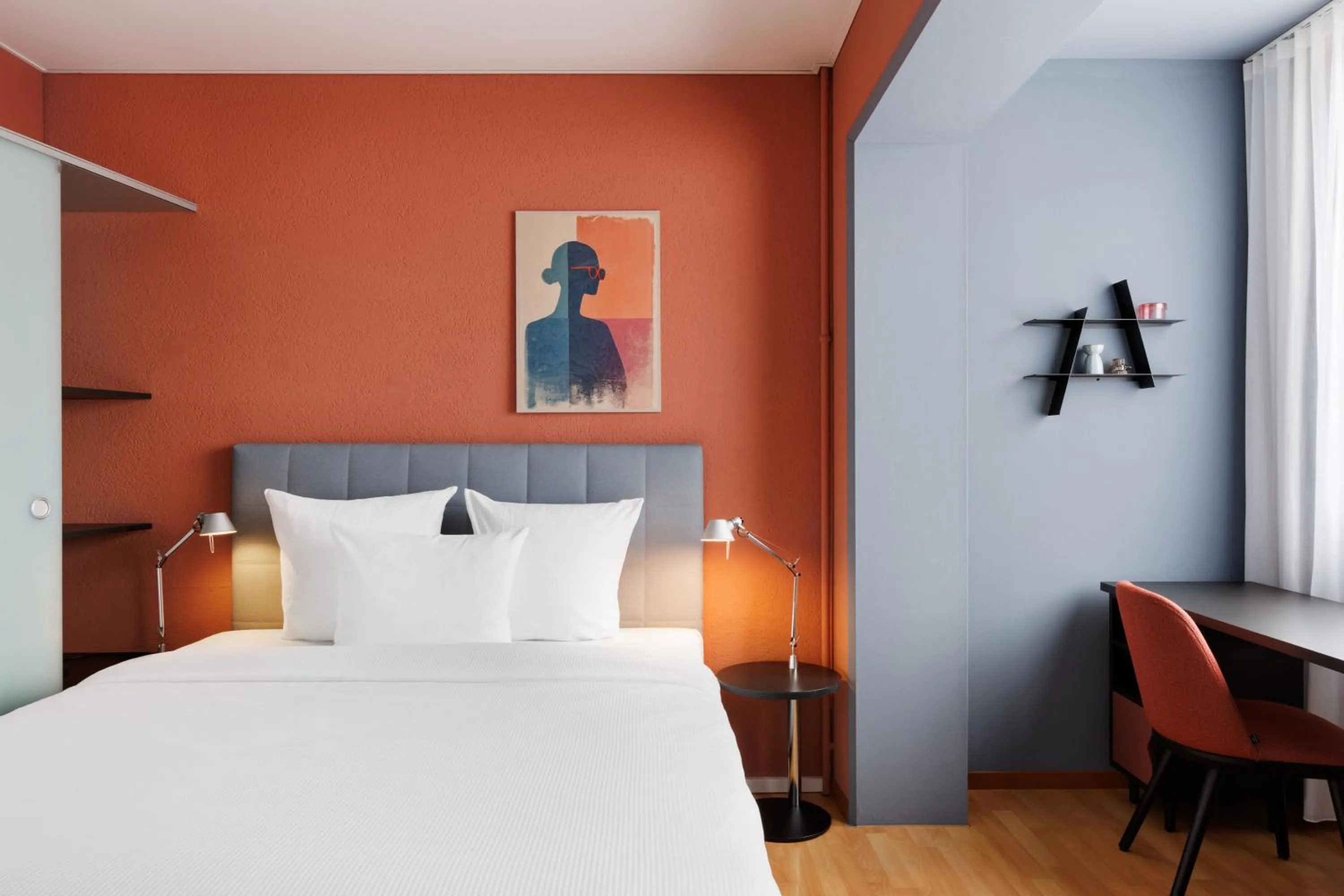 Bedroom, Bed in Hotel La Pergola