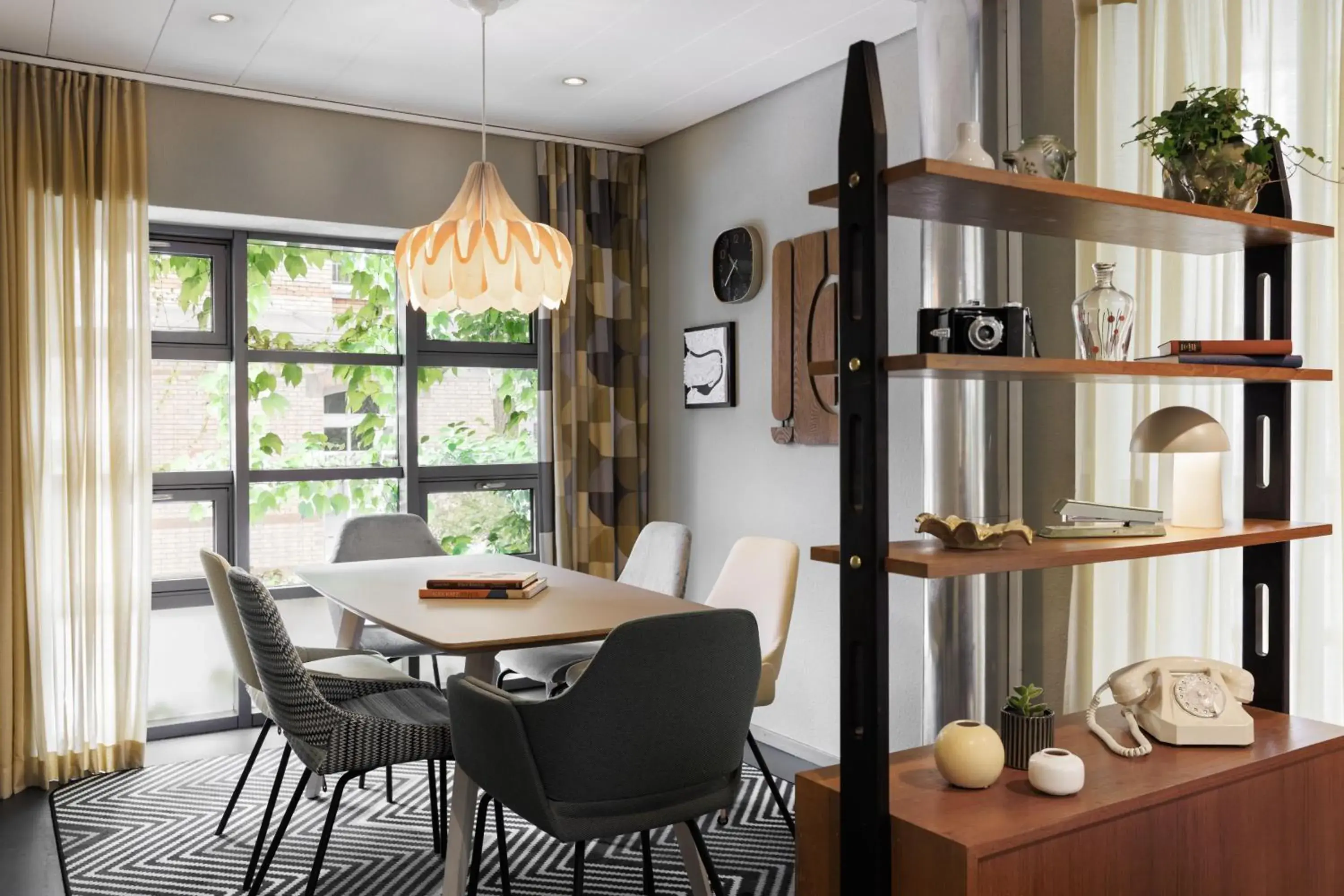 Lobby or reception in Hotel La Pergola Lobby or reception in Hotel La Pergola