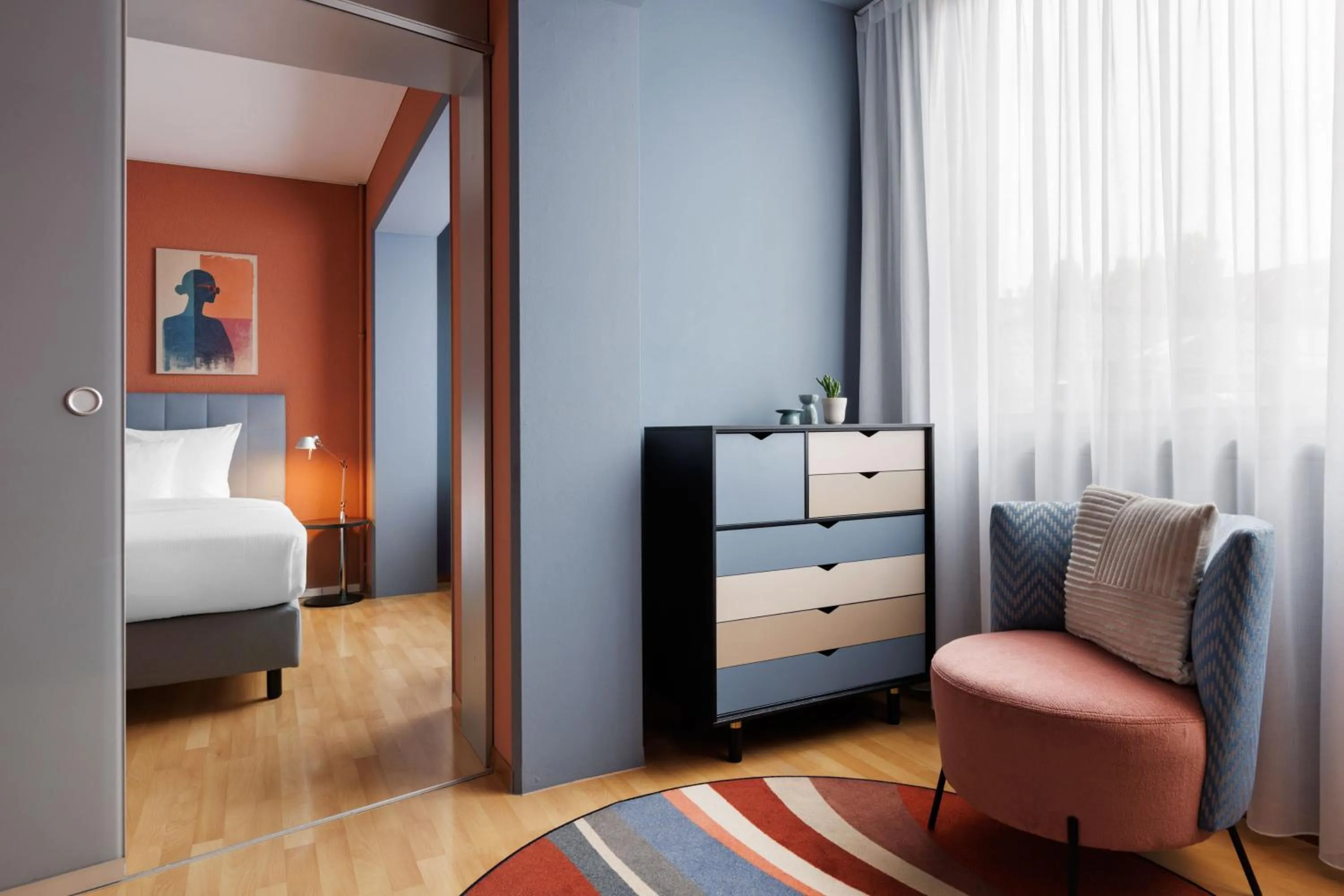 Bedroom, Bed in Hotel La Pergola