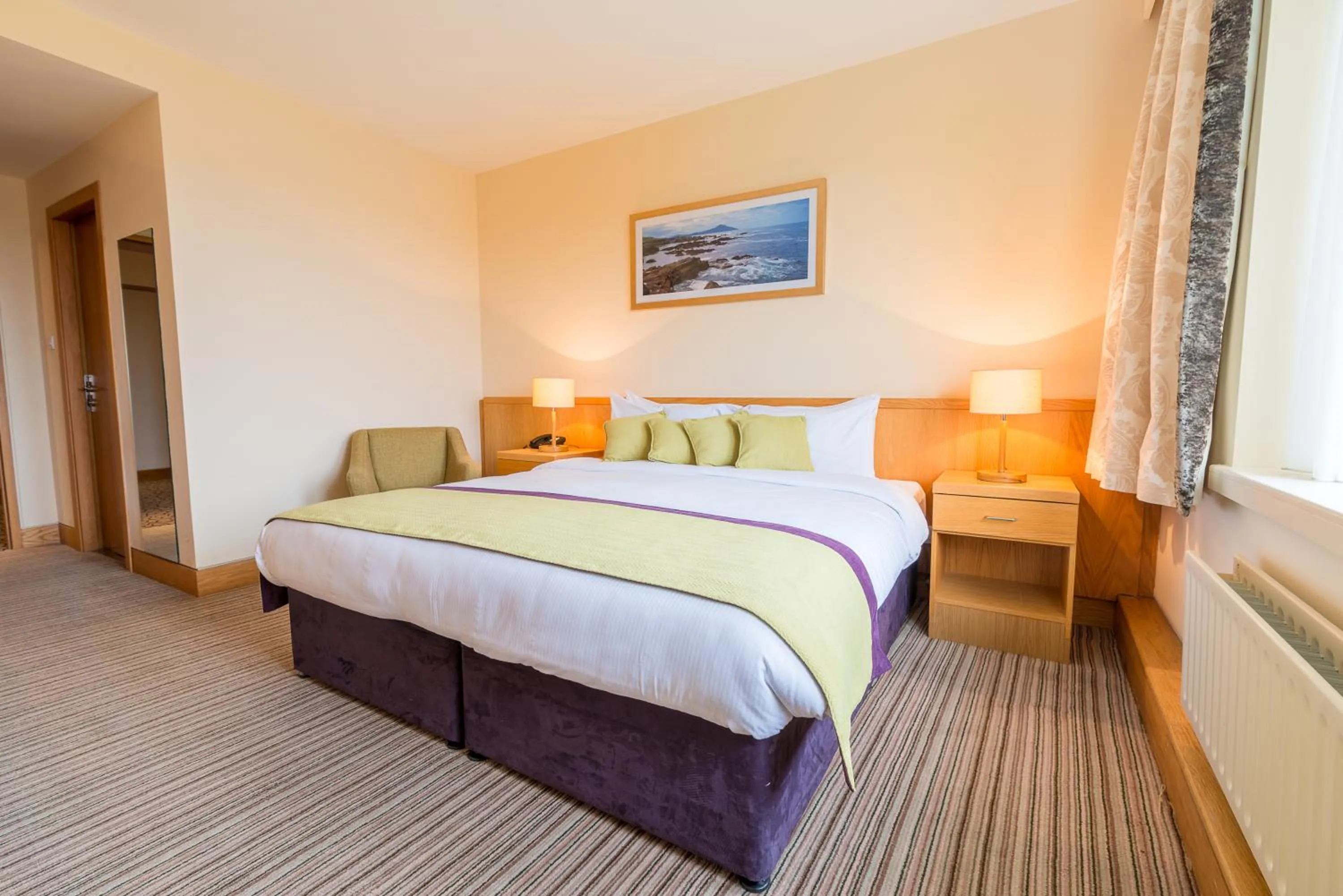 Bedroom, Bed in Knock House Hotel