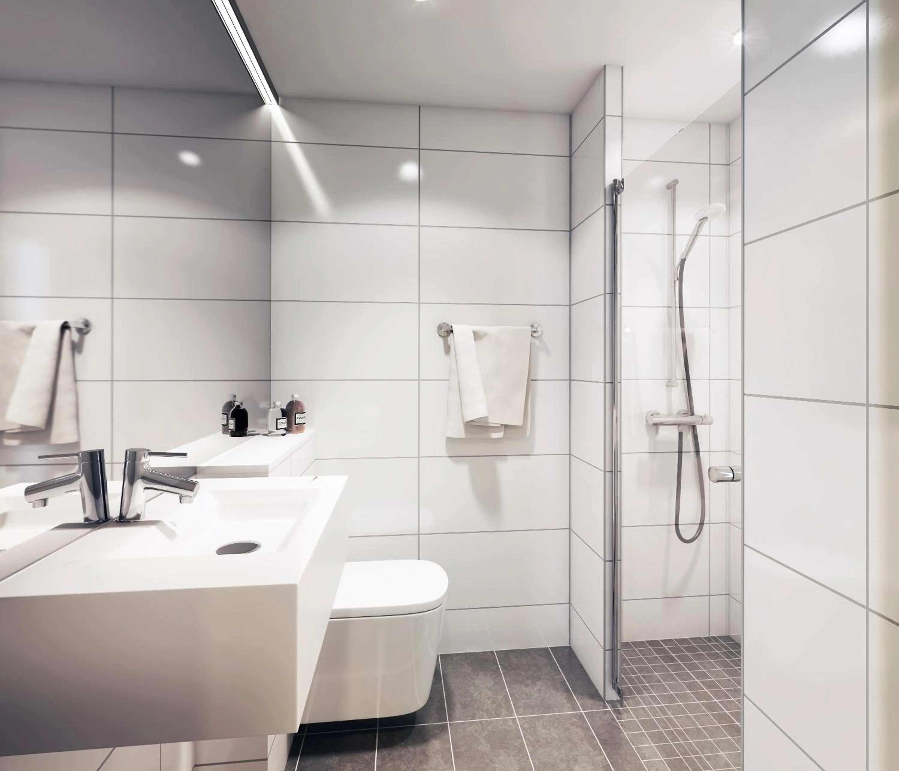 Bathroom in Thon Partner Hotel Parken