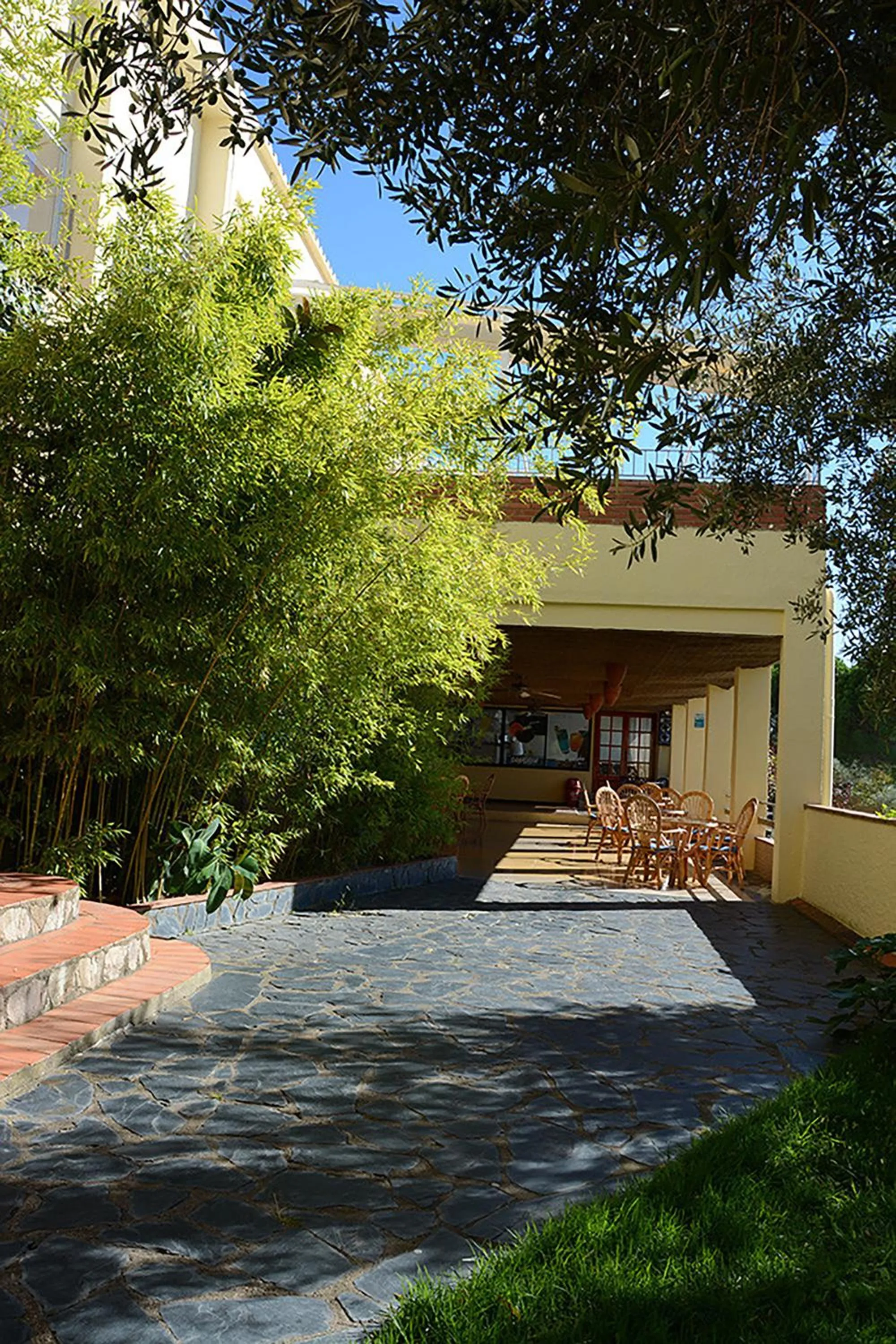 Patio in Hotel Grecs