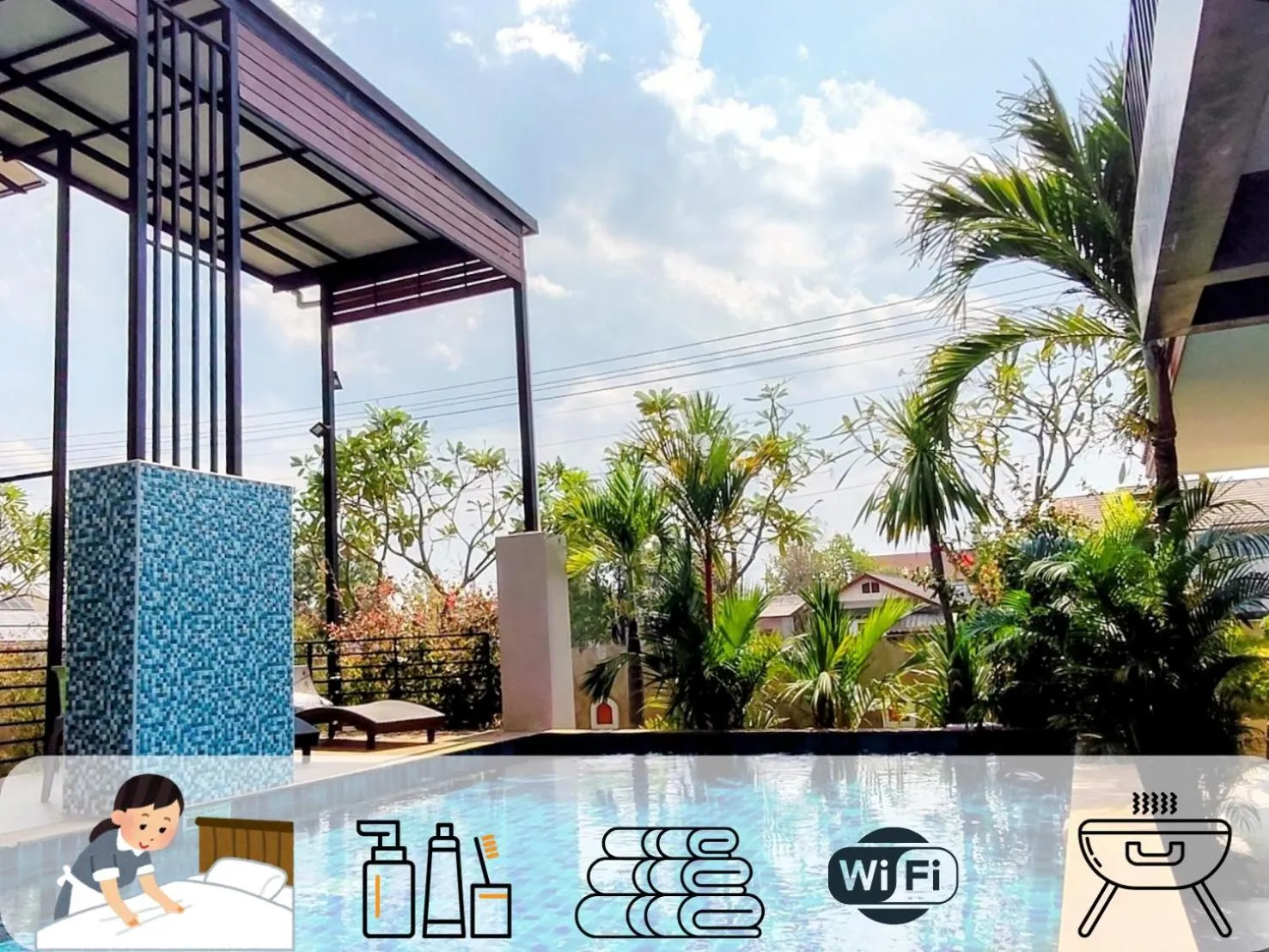 Villa Rajapruek 3 Villa Estates For A Private Group Near Airport