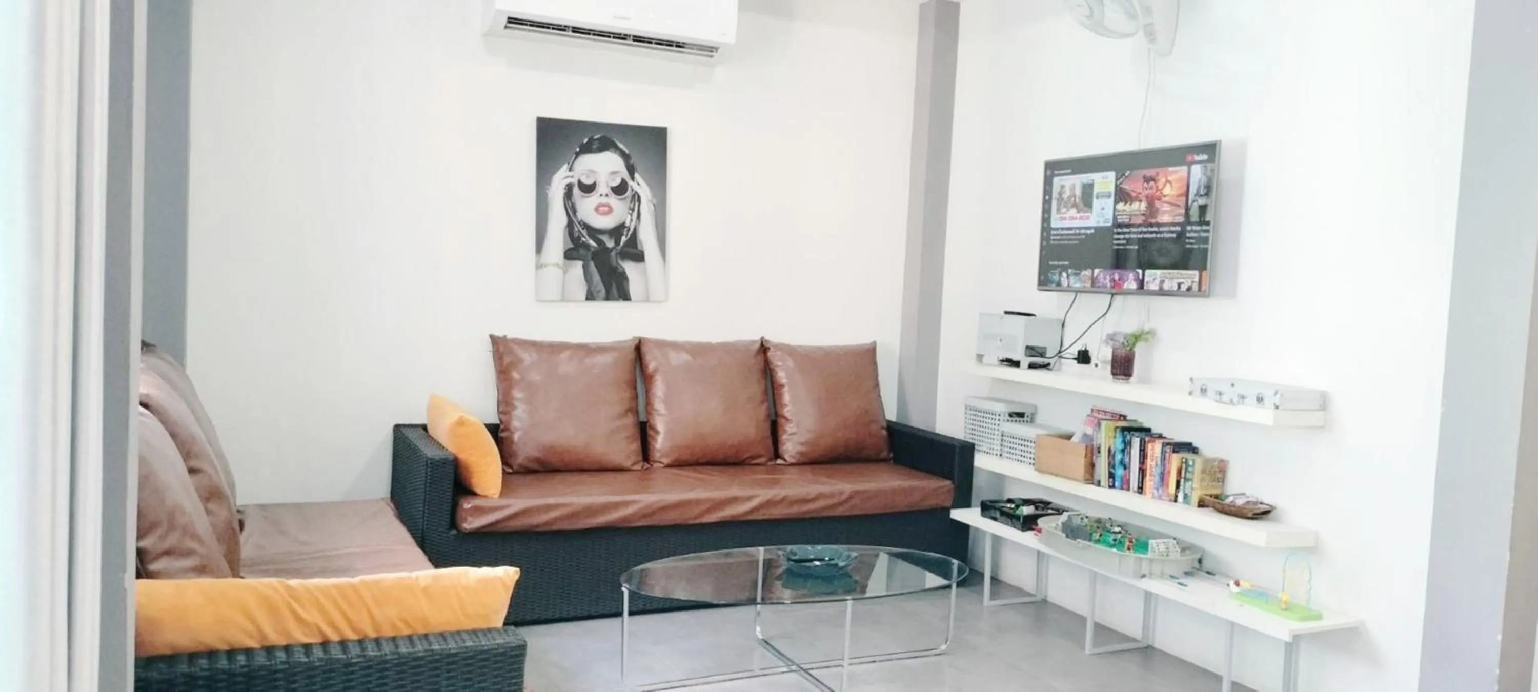 TV and multimedia in Villa Rajapruek Exclusive Entire Private 3 Villas rental near Airport