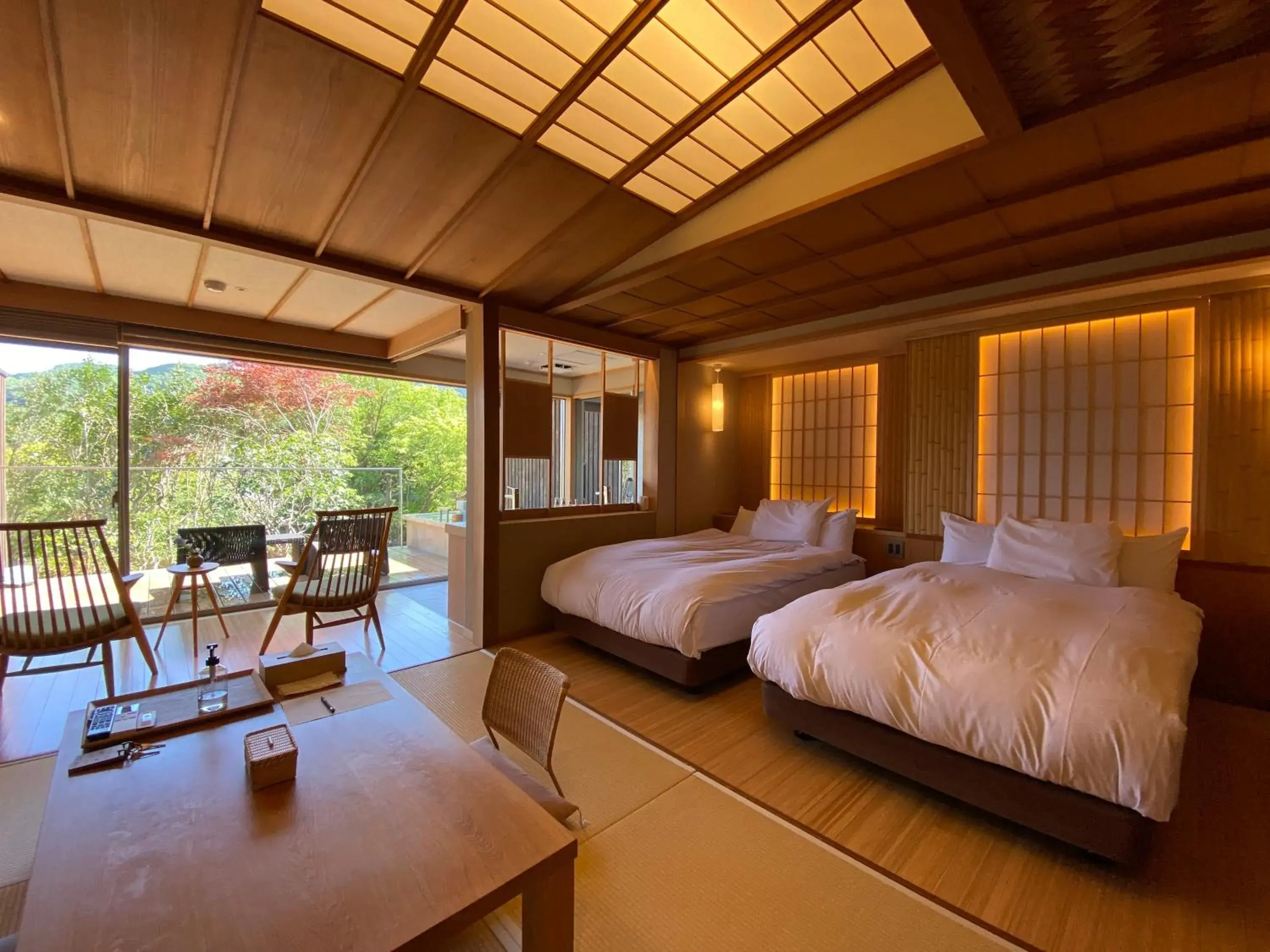 Bed in Kaiseki Ryokan Ashikari Bed in Kaiseki Ryokan Ashikari