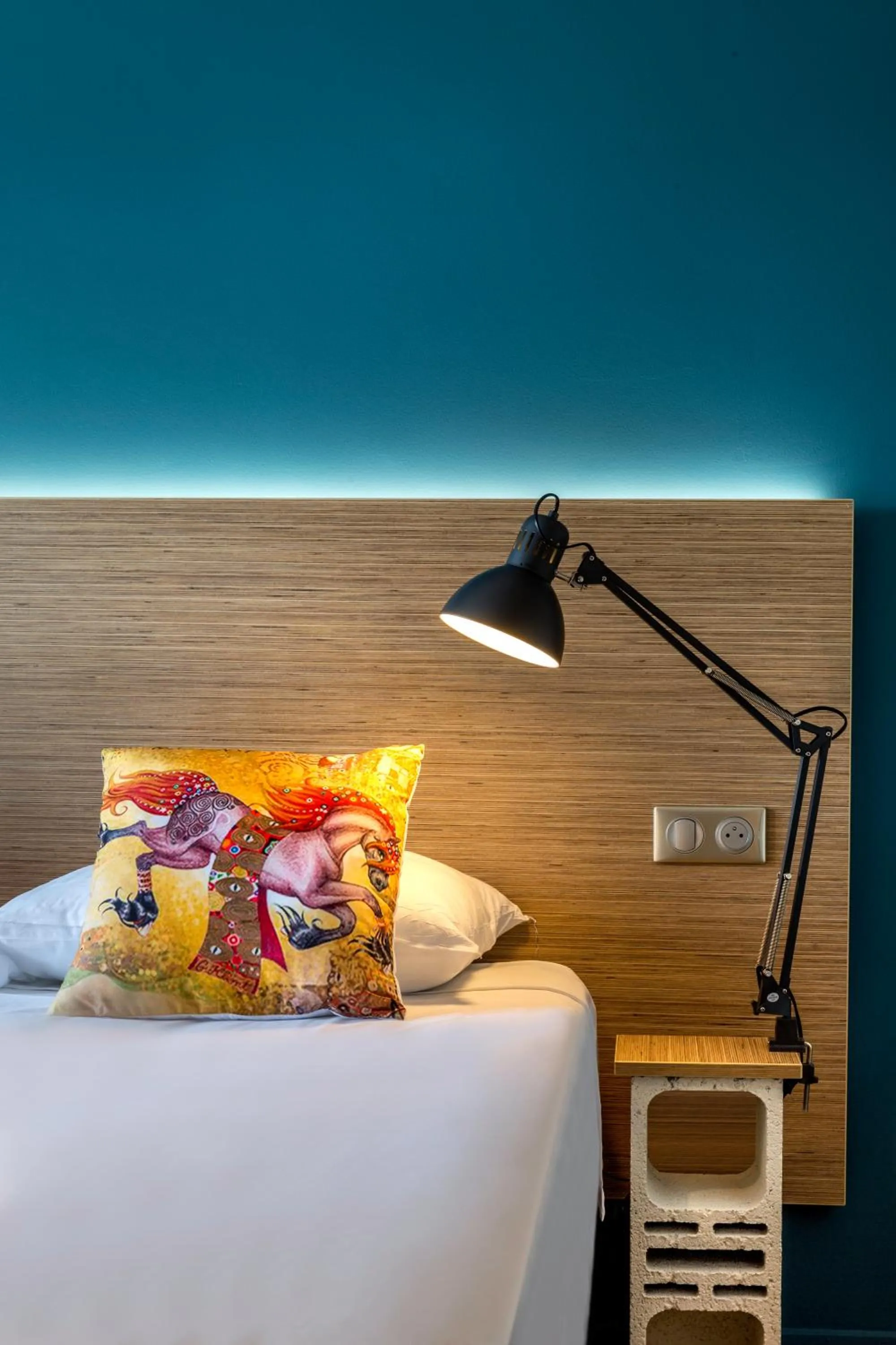 Bedroom, Bed in Hôtel du Nord