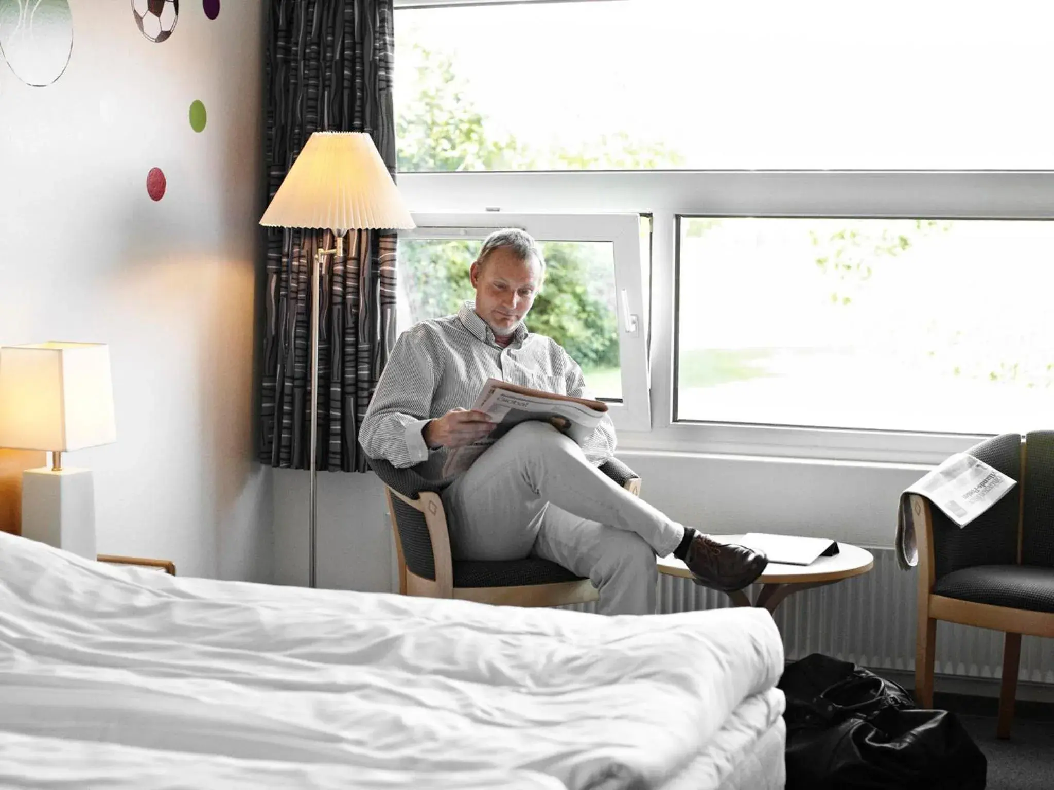 Bed in Sportshotel Vejen Bed in Sportshotel Vejen