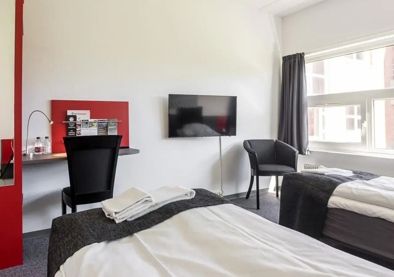 Bed in Sportshotel Vejen Bed in Sportshotel Vejen