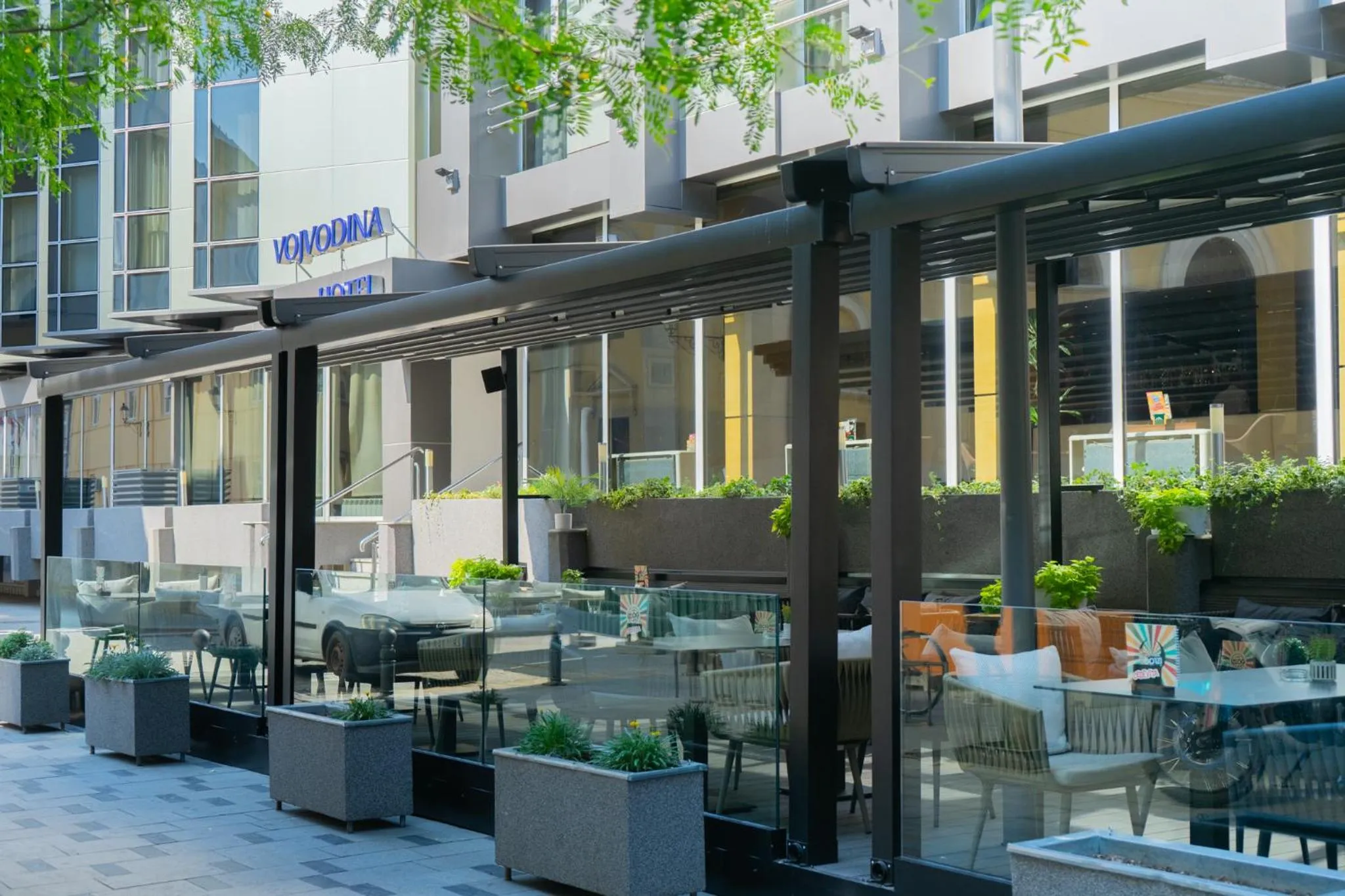 Garden in Hotel Vojvodina