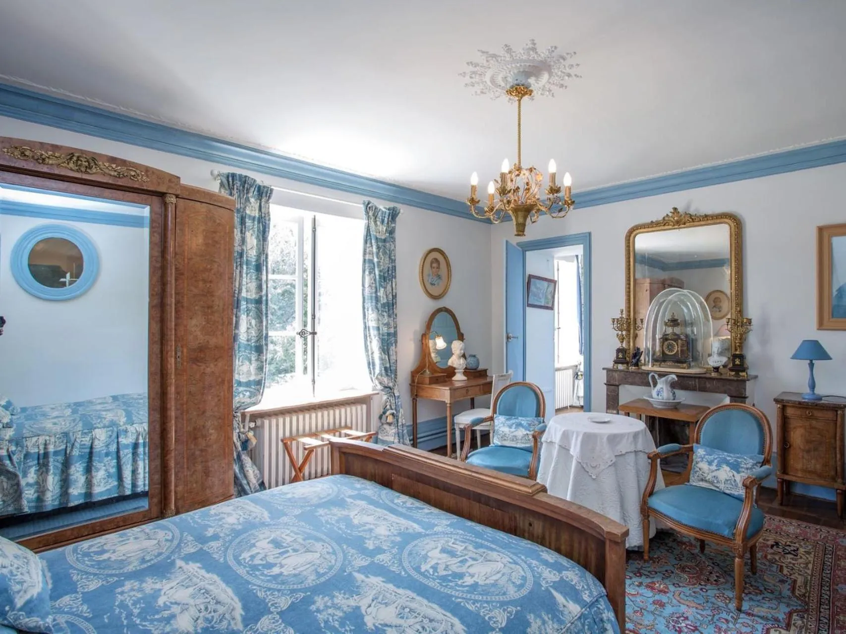 Bedroom in Chateau de la Rue