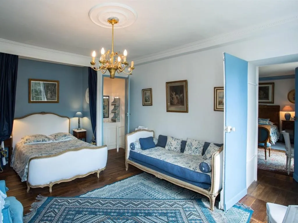 Bedroom, Bed in Chateau de la Rue