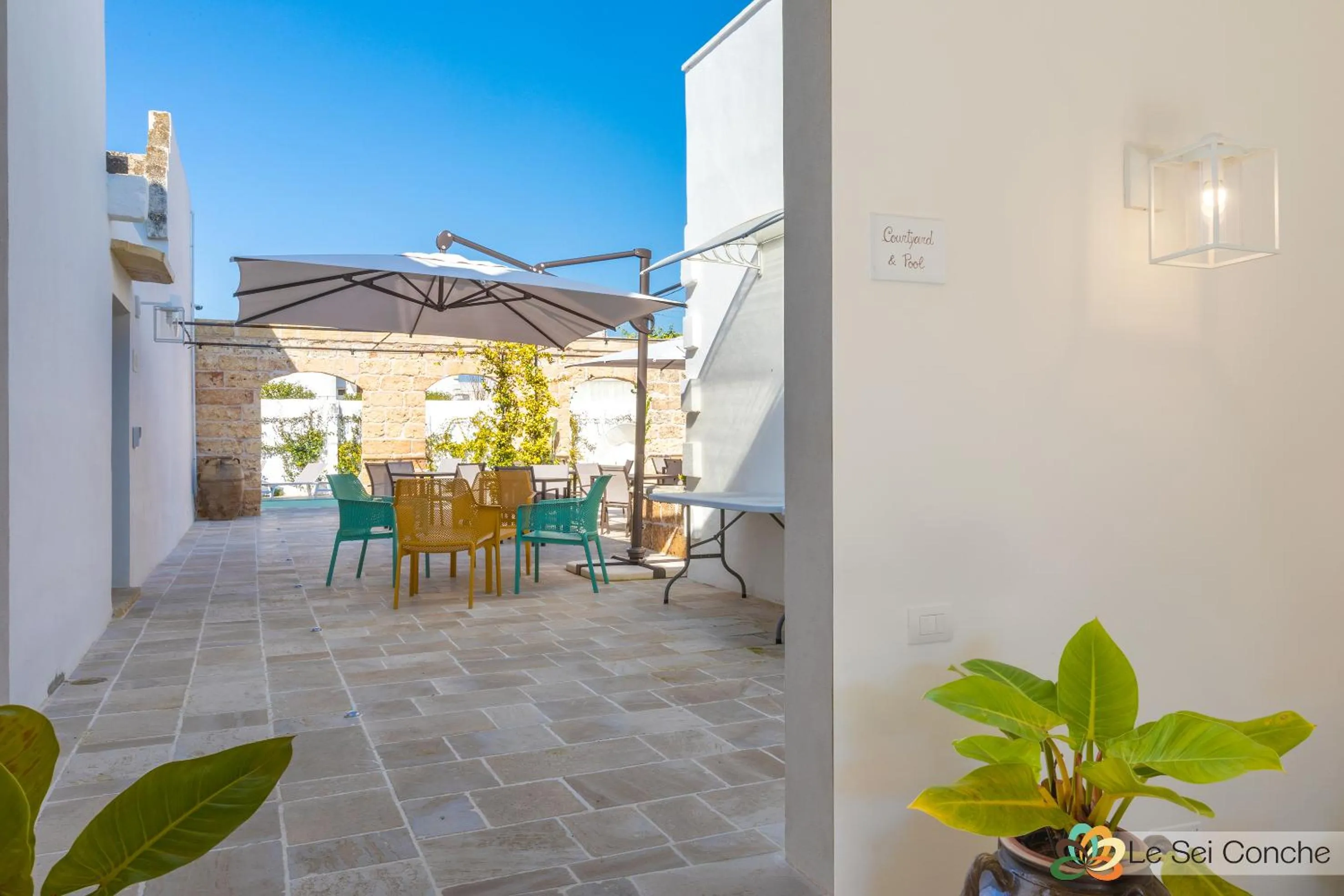 Patio in Le Sei Conche Relais & SPA