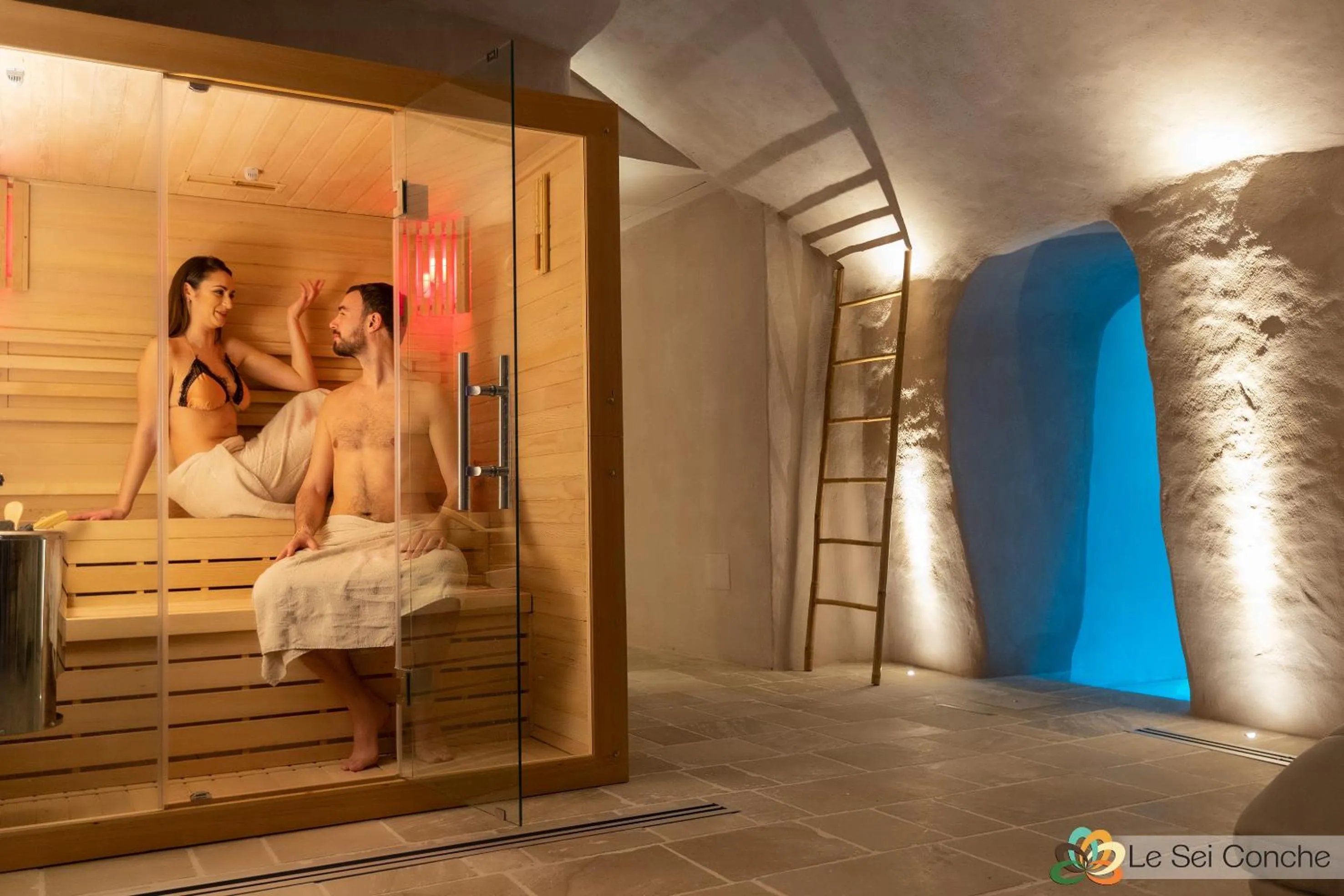 Spa and wellness centre/facilities in Le Sei Conche Relais & SPA