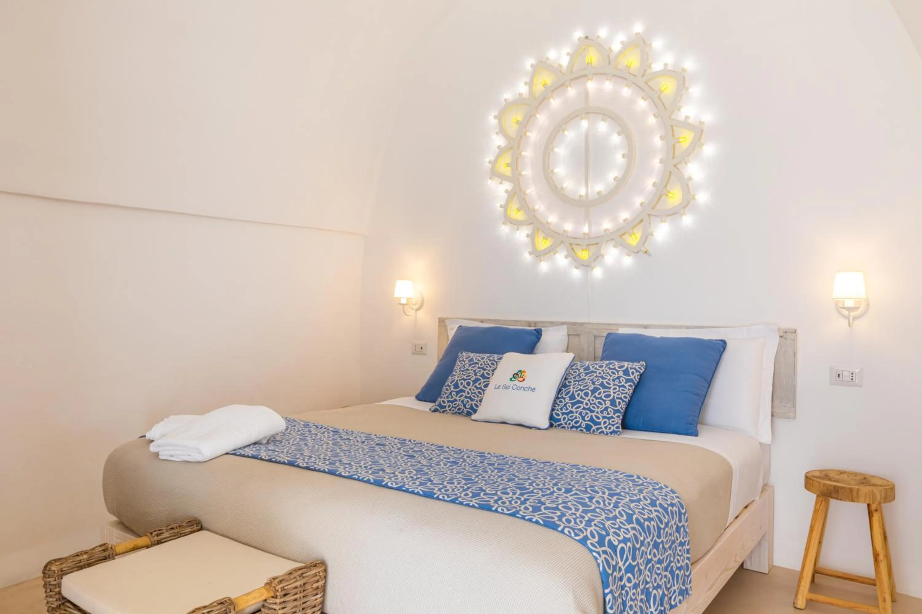 Bed in Le Sei Conche Relais & SPA