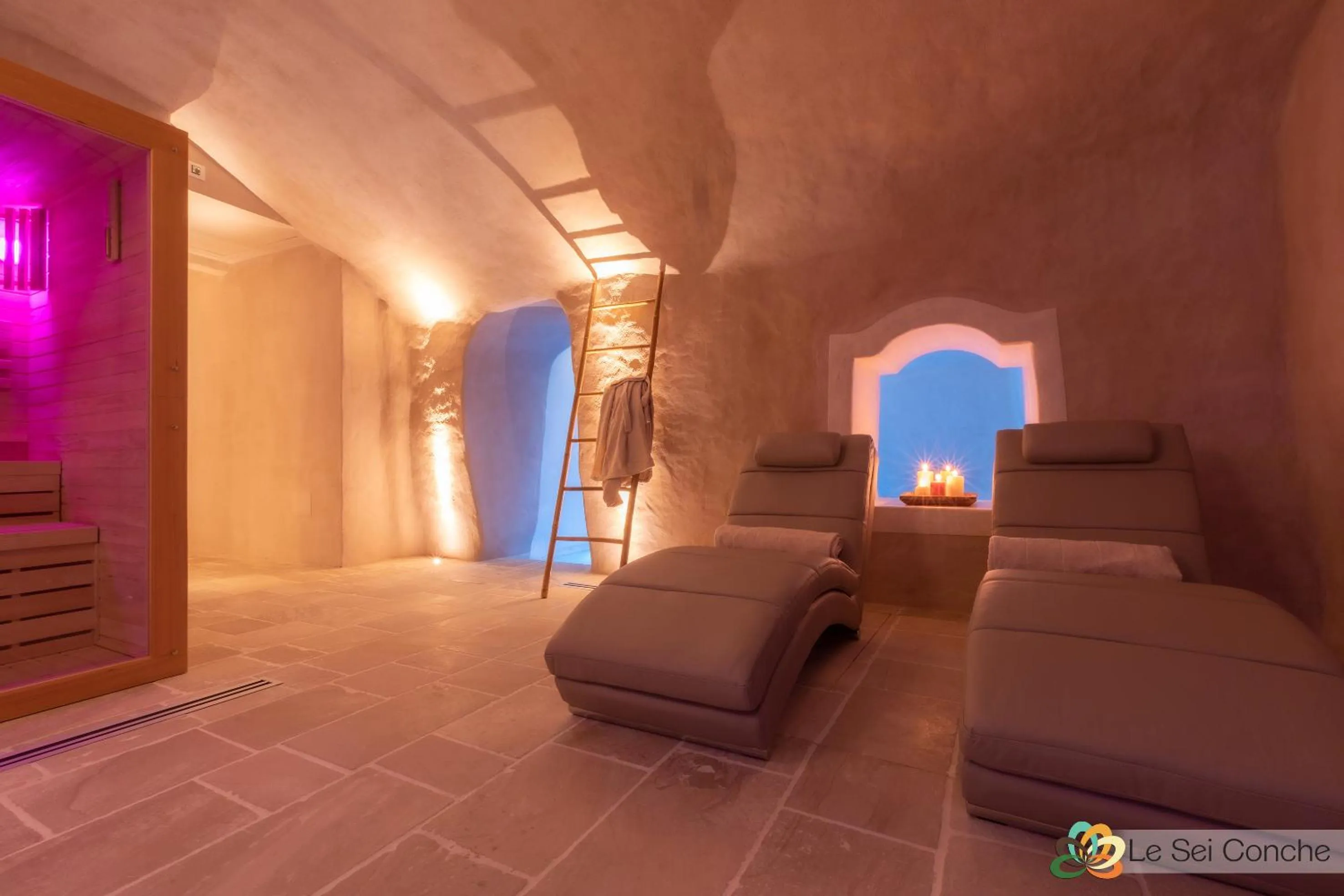 Spa and wellness centre/facilities in Le Sei Conche Relais & SPA