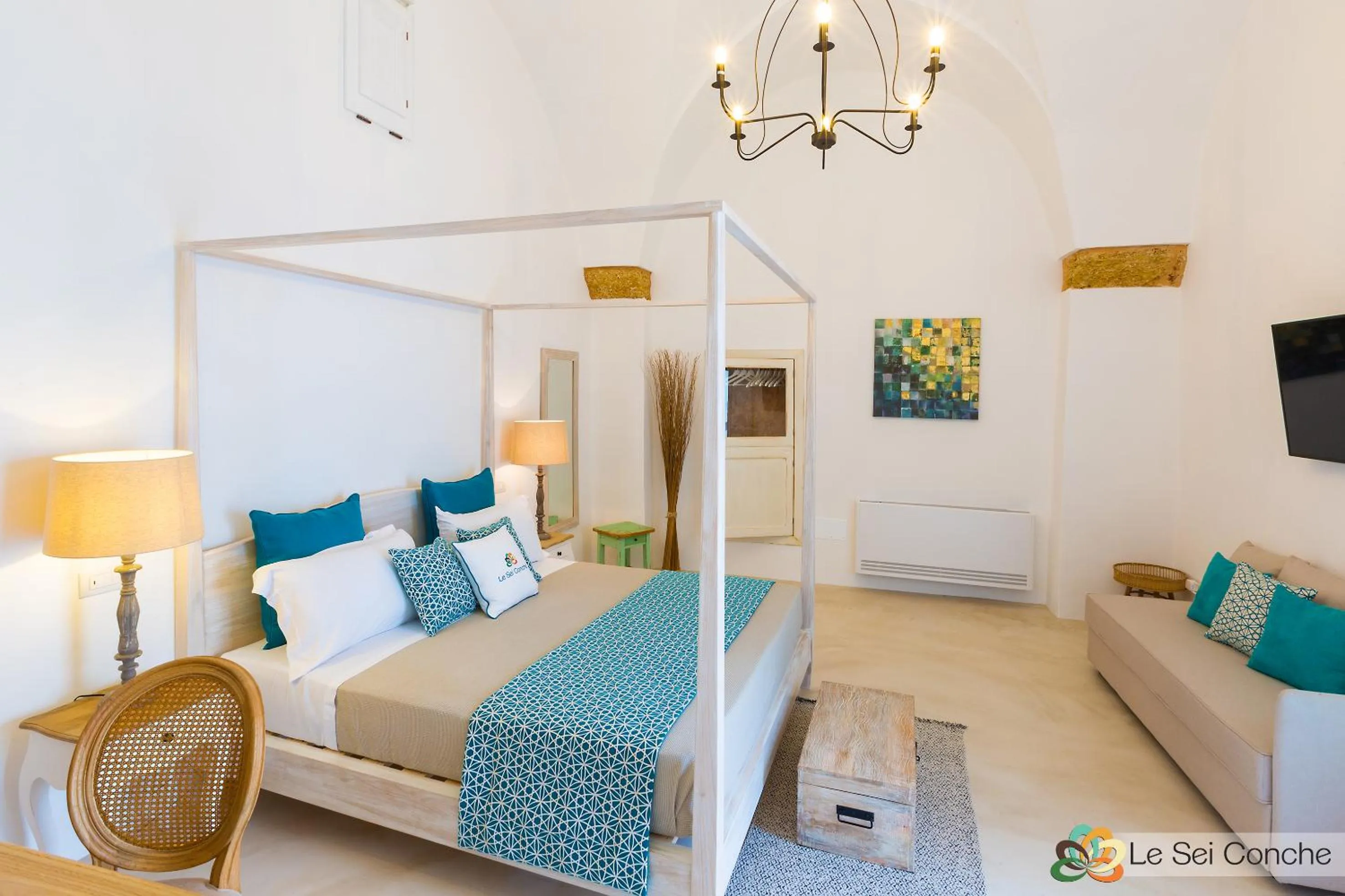 Bed in Le Sei Conche Relais & SPA