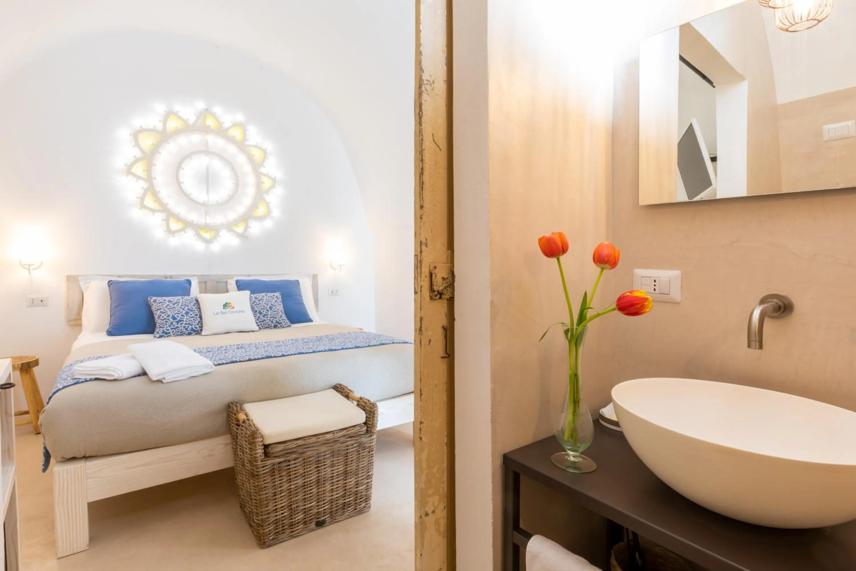 Bed in Le Sei Conche Relais & SPA