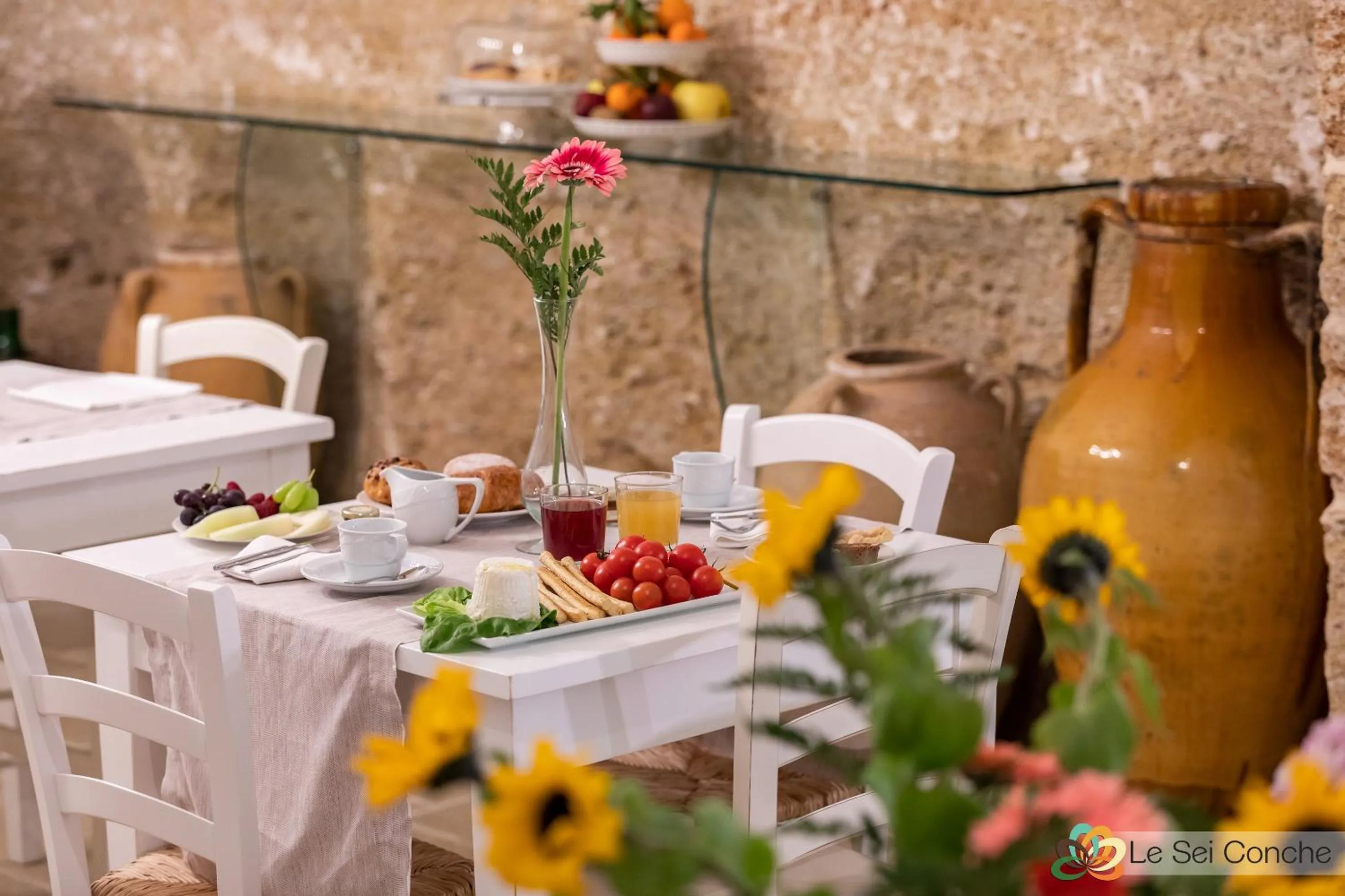 Breakfast in Le Sei Conche Relais & SPA