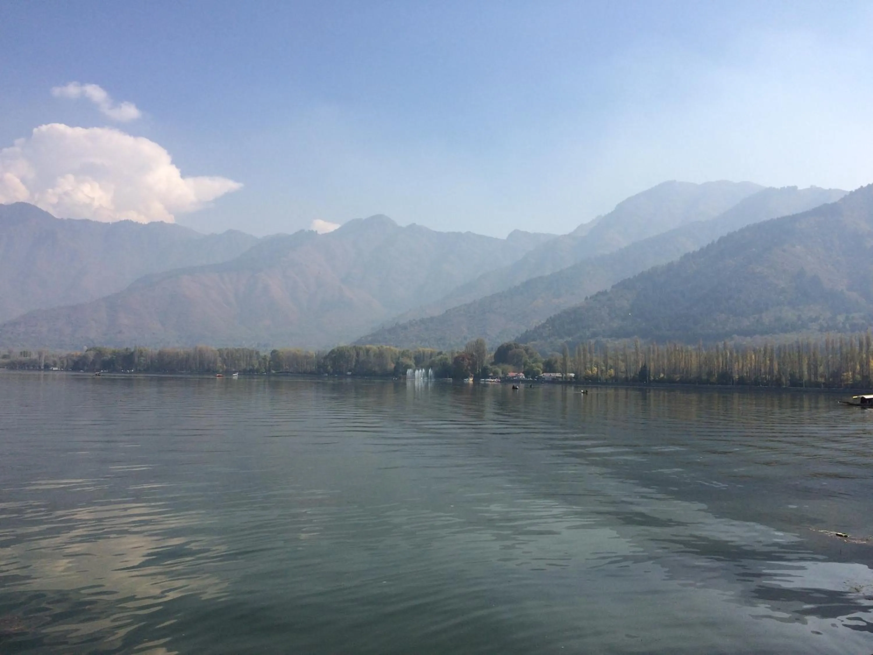 Lake view in S Group Of Houseboat