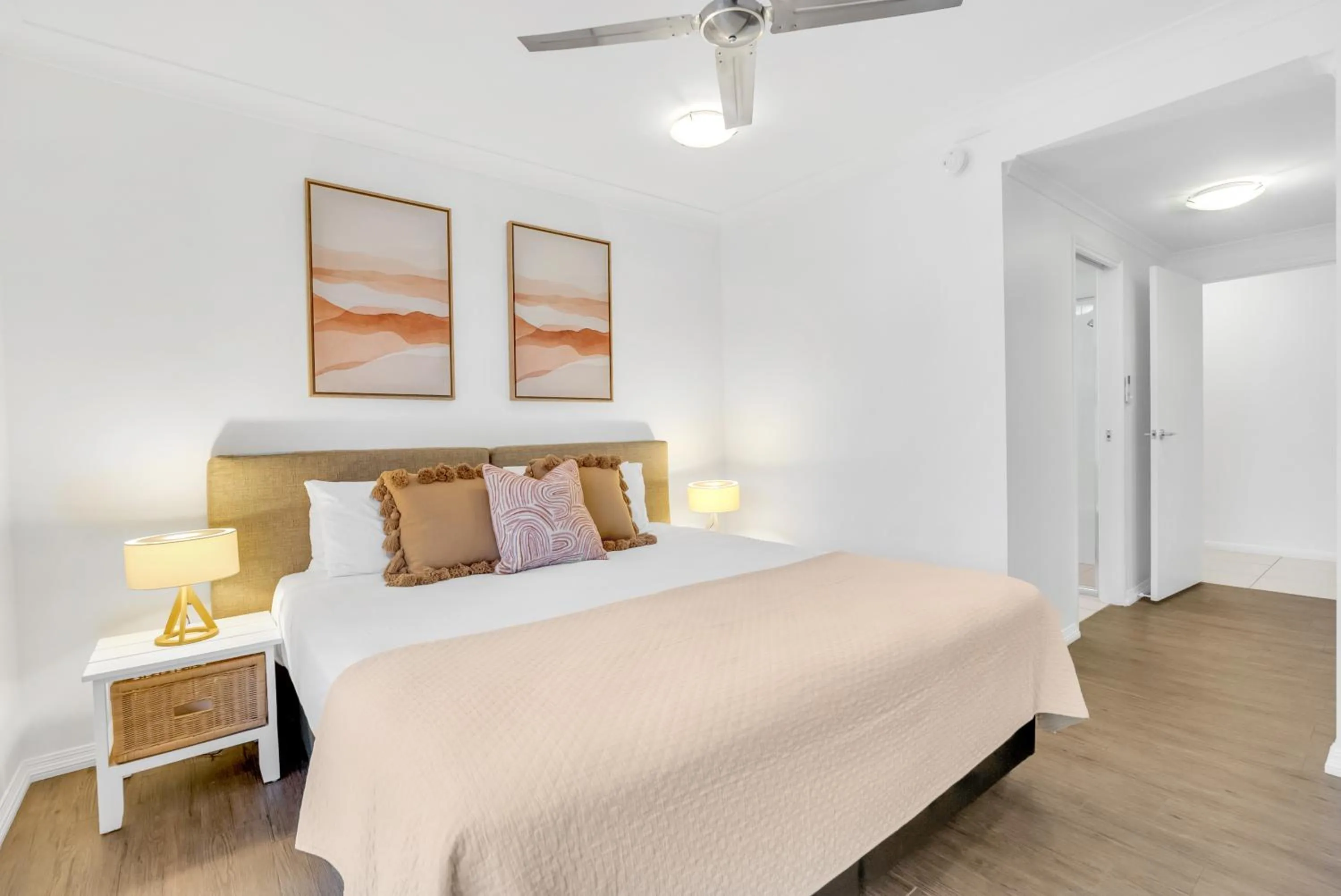 Bed in Elysium Apartments