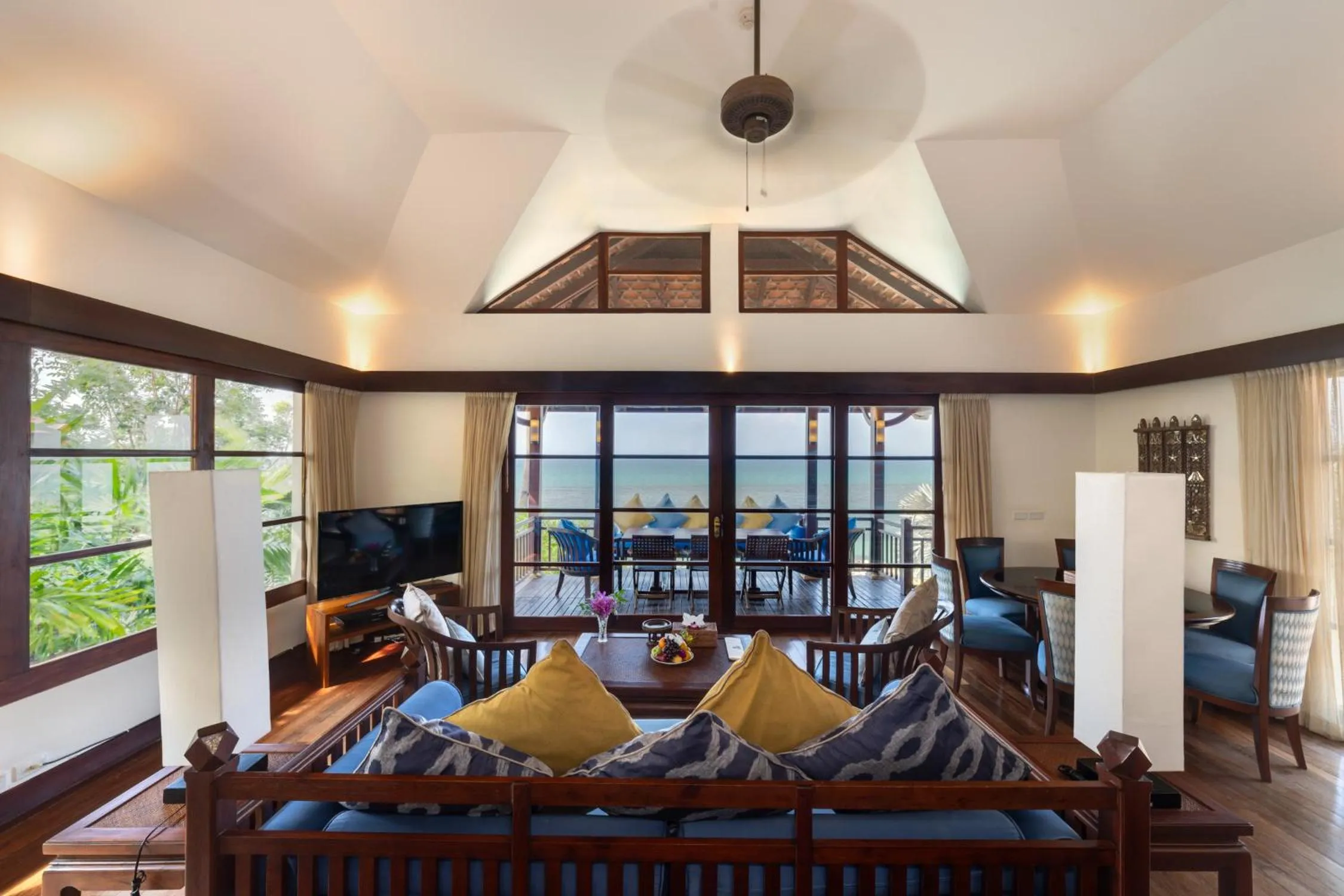 Living room in Napasai Samui