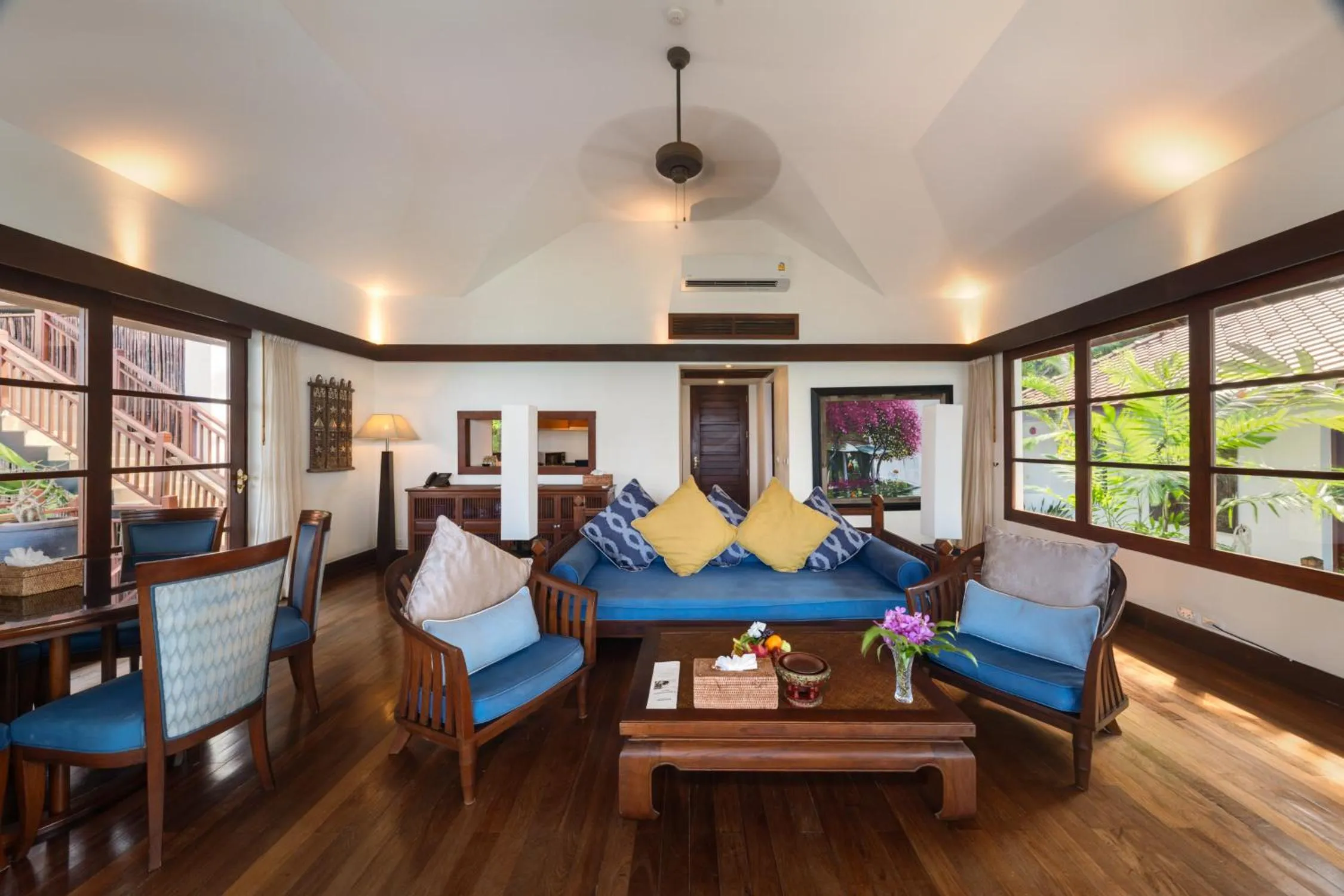 Living room in Napasai Samui