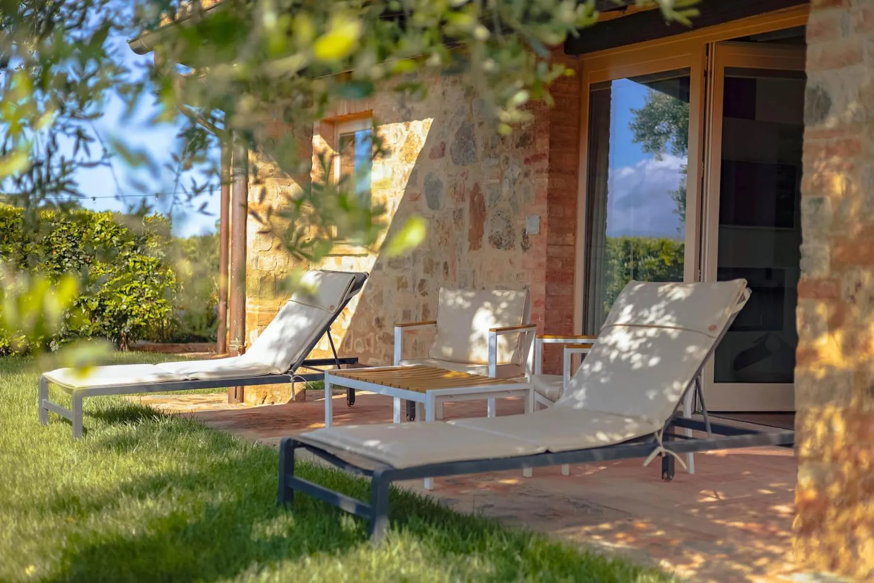 Patio in Mastrojanni Relais