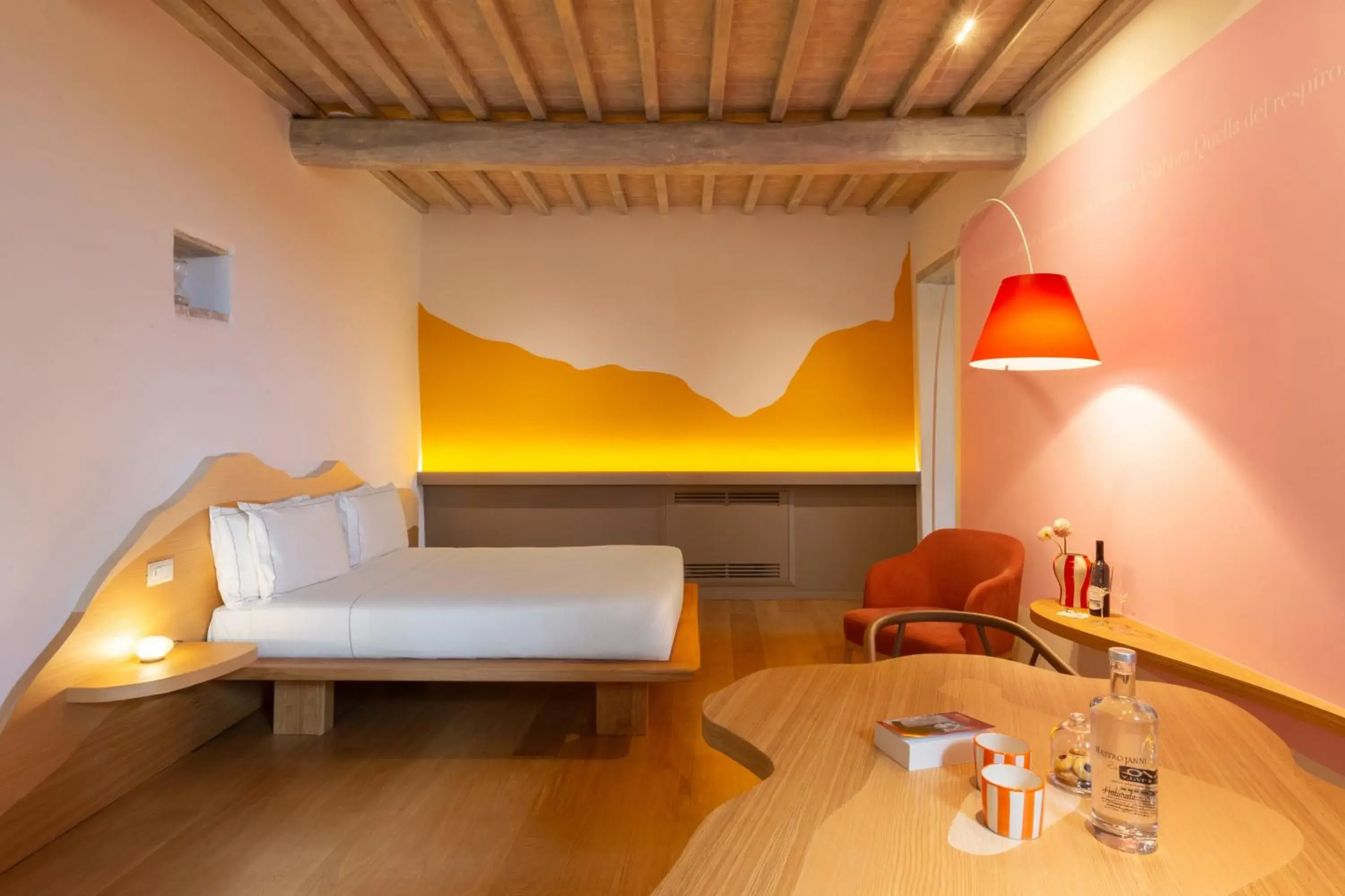 Bed in Mastrojanni Relais Bed in Mastrojanni Relais