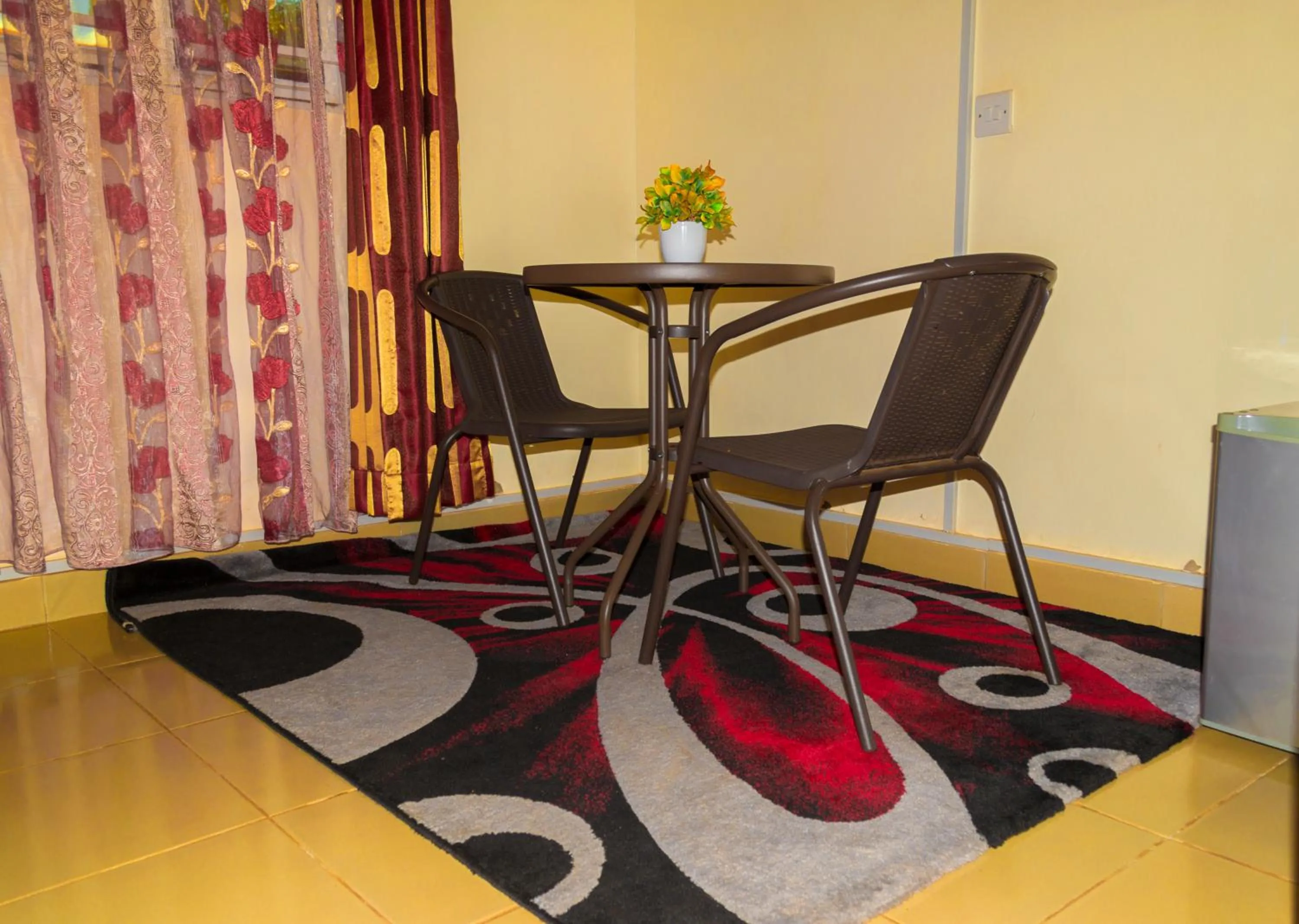 Seating area in Sadrina Comfort Cottages Kyanja Kampala