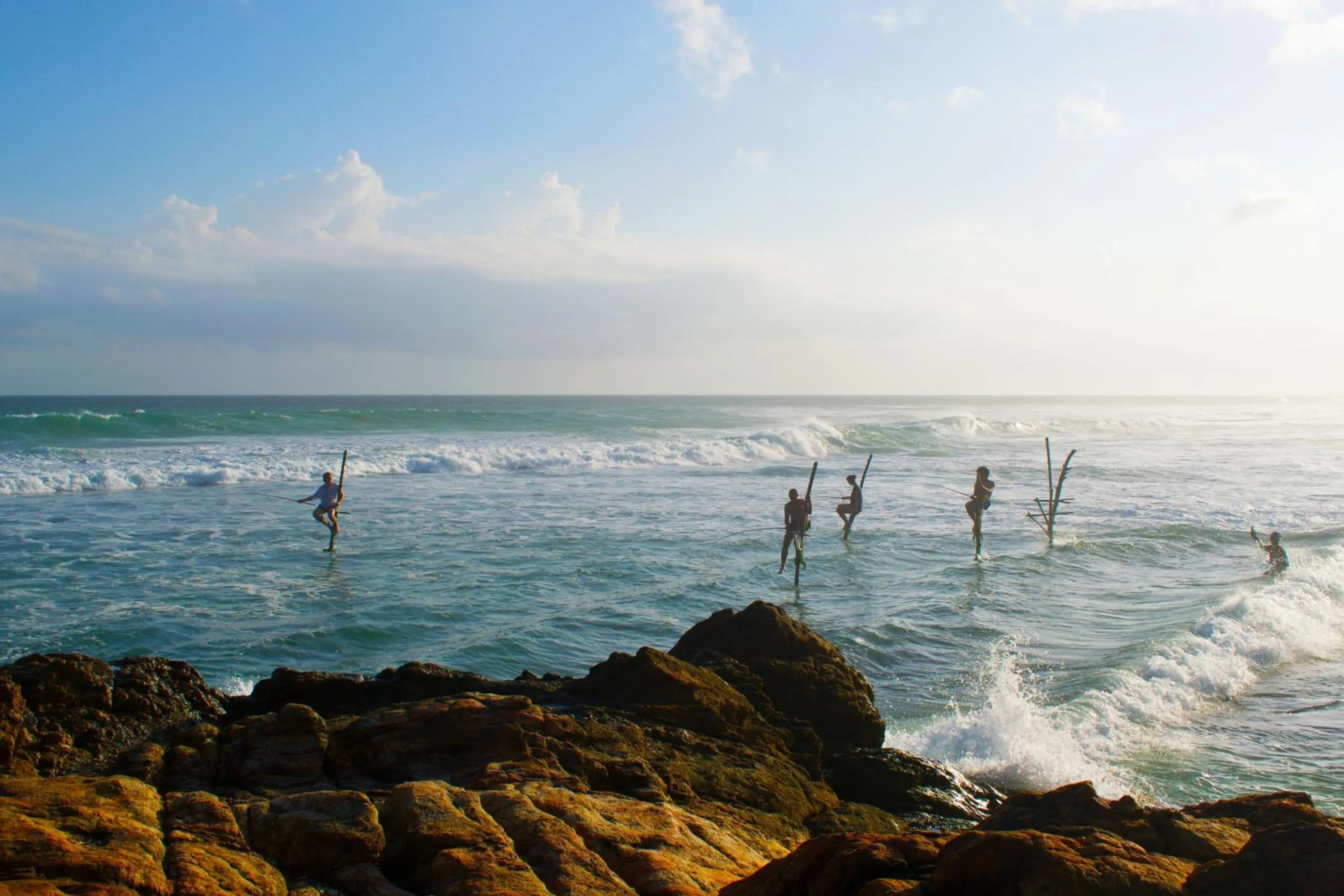 Fishing in Basecamp Yoga Beach House