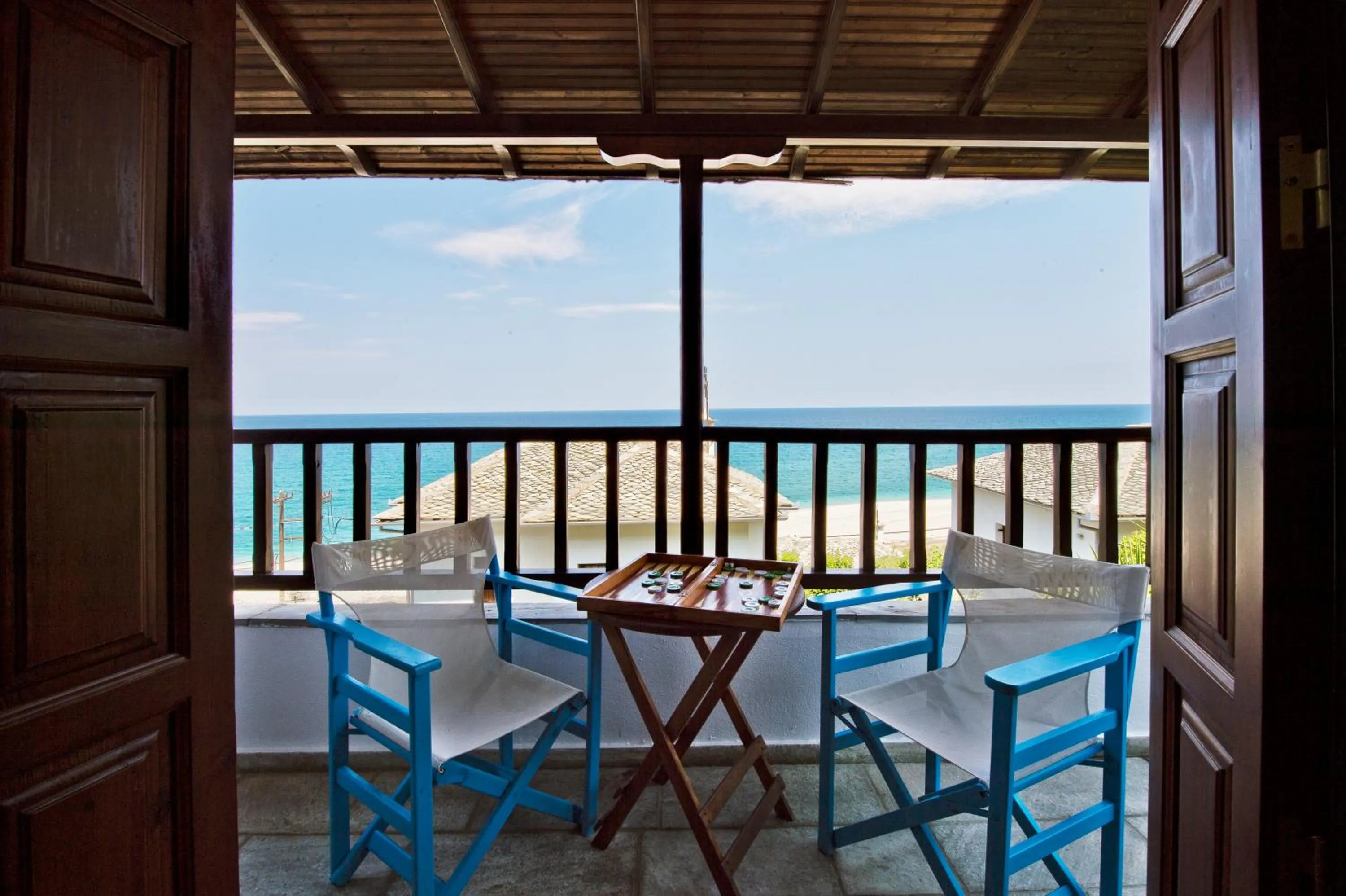 Balcony/Terrace in Flamingo Hotel Pelion - Seaside Superior Studios & Suites