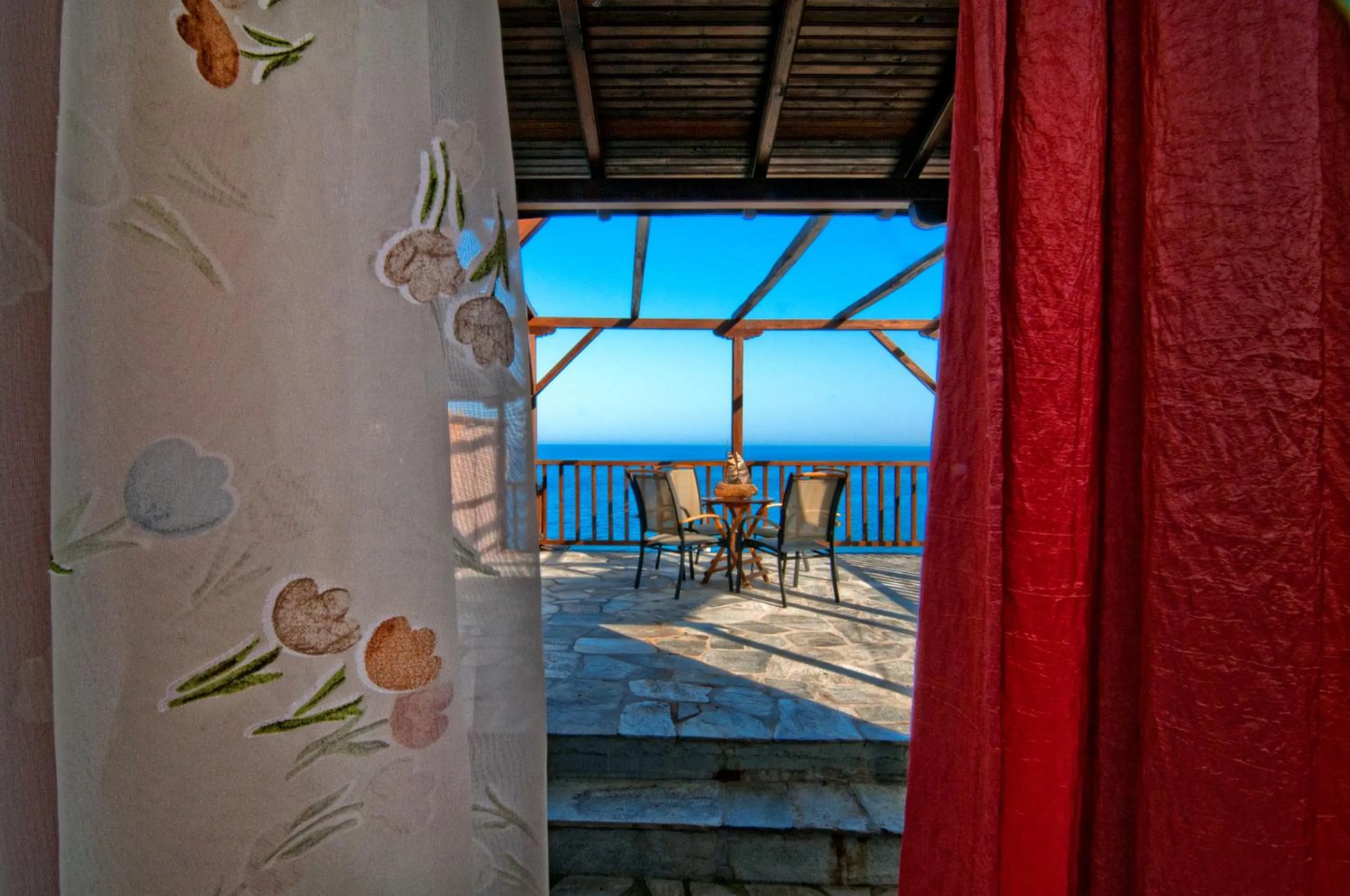 Balcony/Terrace in Flamingo Hotel Pelion - Seaside Superior Studios & Suites