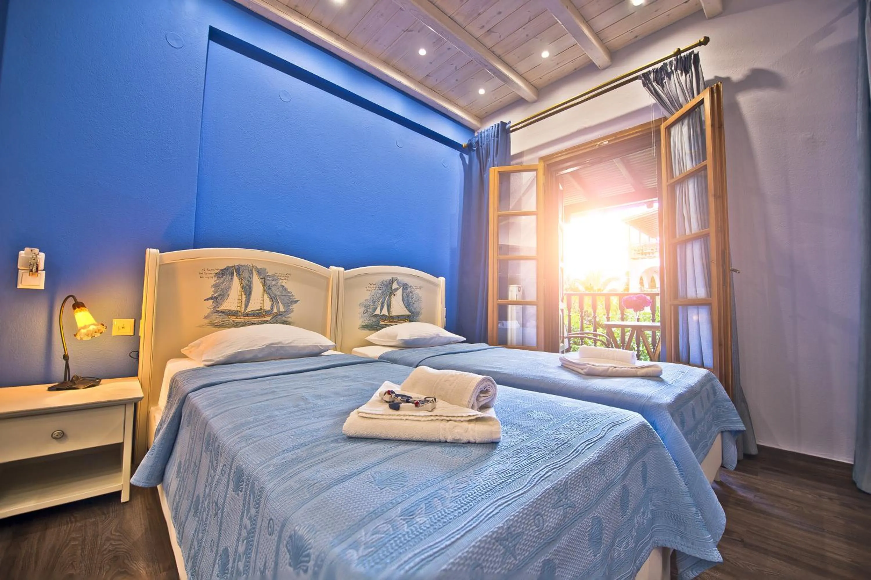 Day, Bed in Flamingo Hotel Pelion - Seaside Superior Studios & Suites