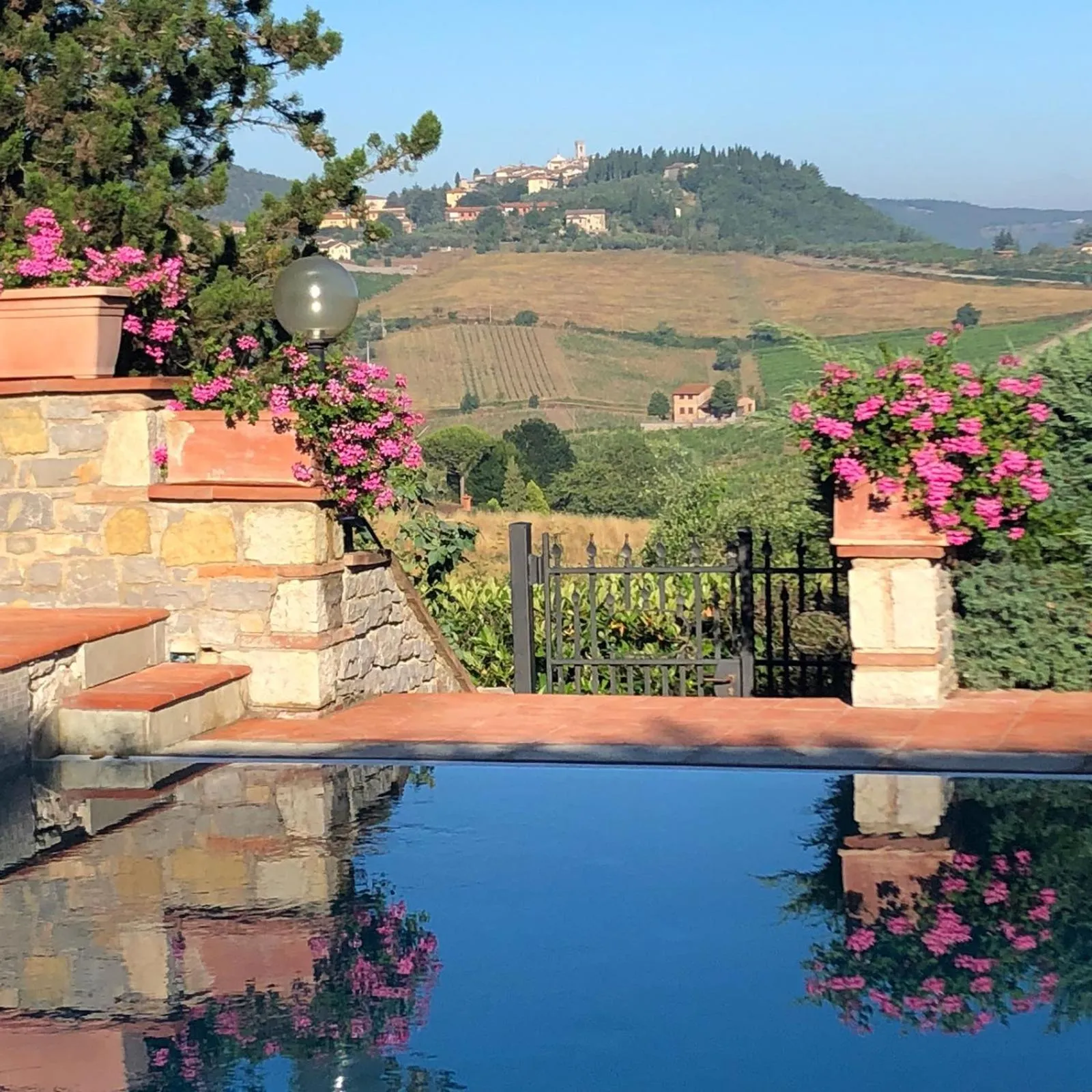 Swimming pool in Relais Santa Cristina