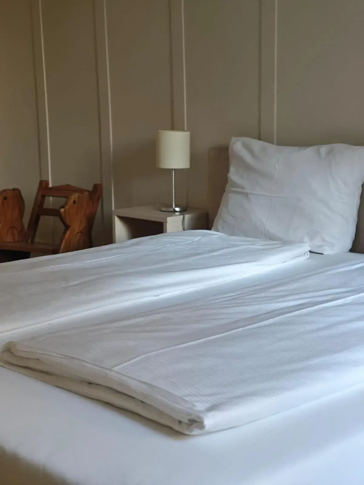 Bed in Gasthof zur Waag Bed in Gasthof zur Waag