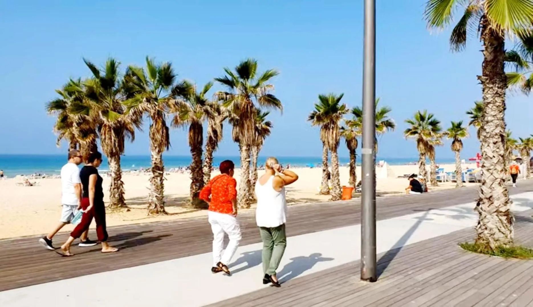People in Beachfront Studio Apartment Bat Yam 412