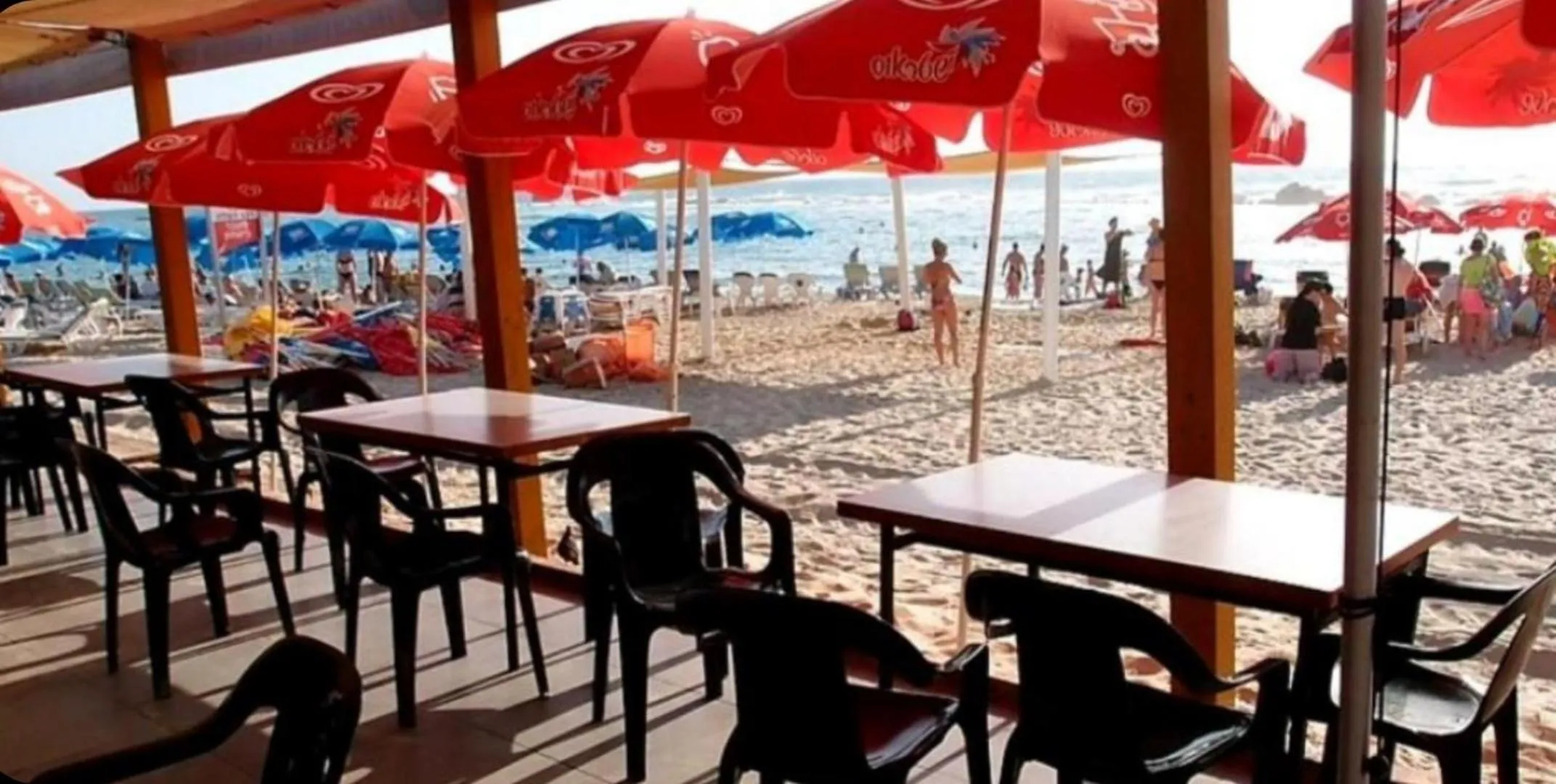 Restaurant/places to eat in Beachfront Studio Apartment Bat Yam 412
